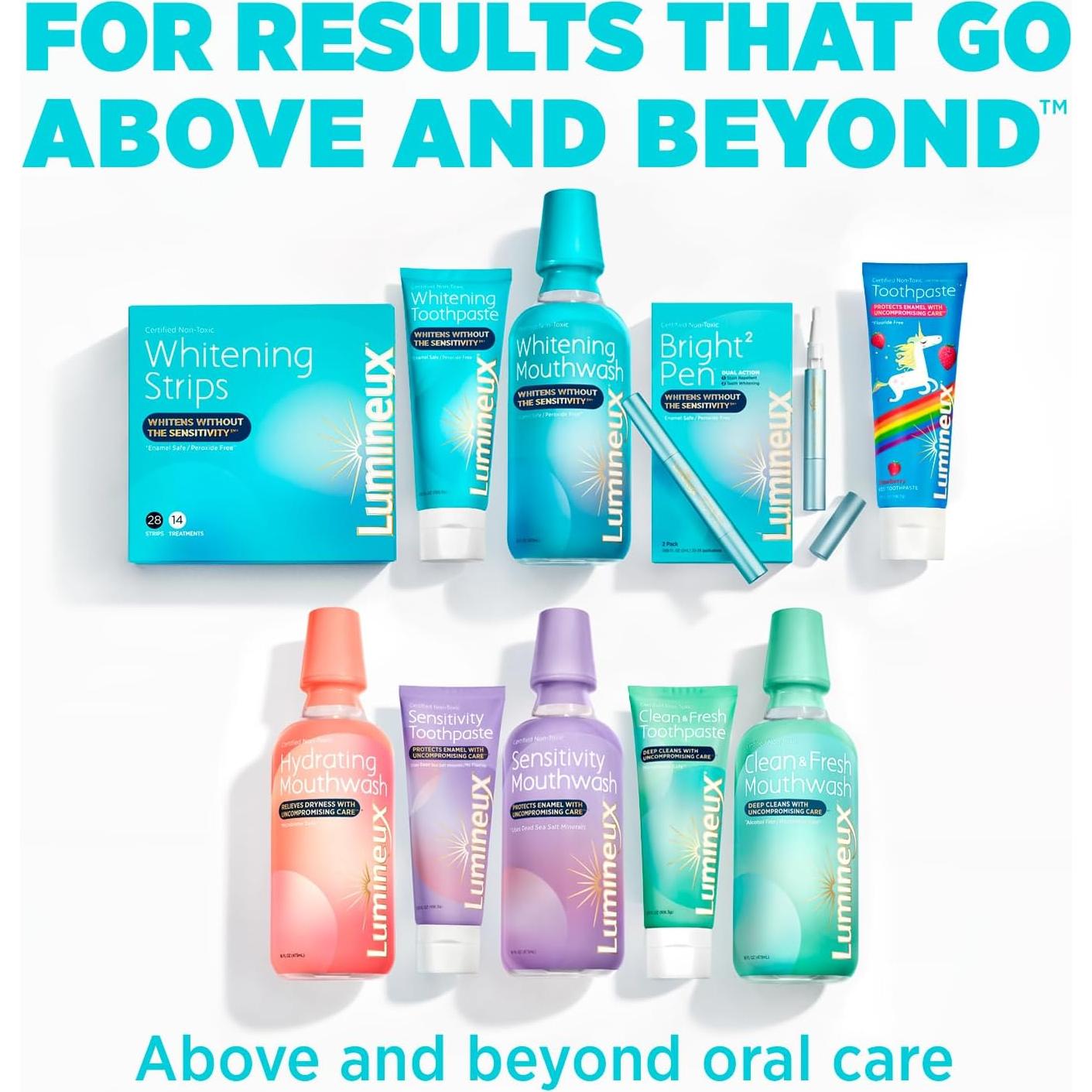 Cepillo de Dientes Eléctrico Lumineux de Bambú Rosa - 2 Cabezas