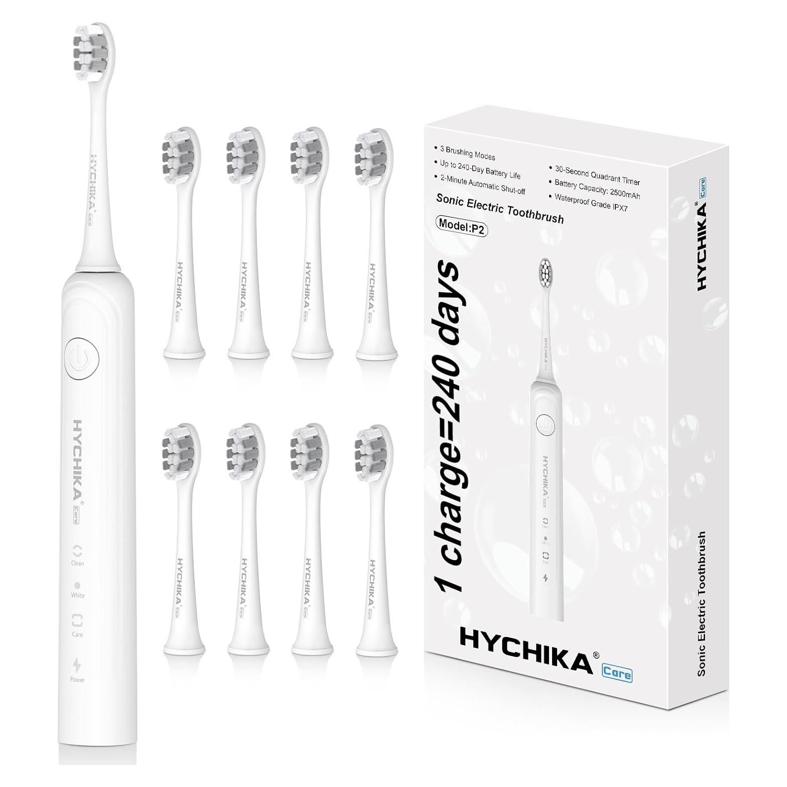 Cepillo de dientes eléctrico HYCHIKA P2 recargable 240 días 2500mAh