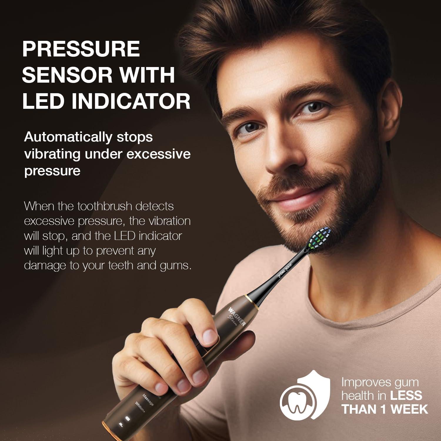 Cepillo de Dientes Eléctrico Wagner Stern WT8700 Blanqueador 4 Modos