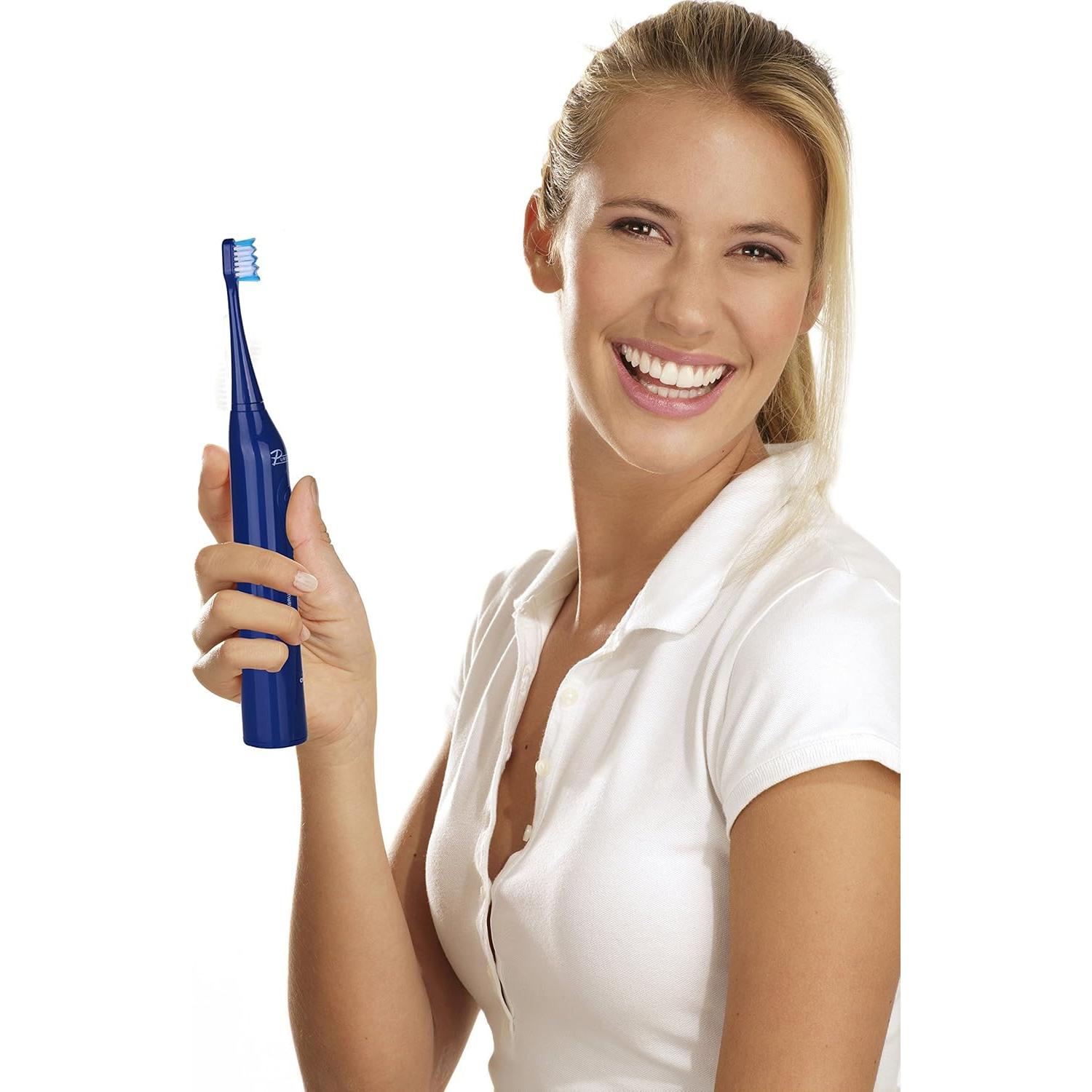 Cepillo de dientes sónico recargable Pursonic S430, 12 cabezales