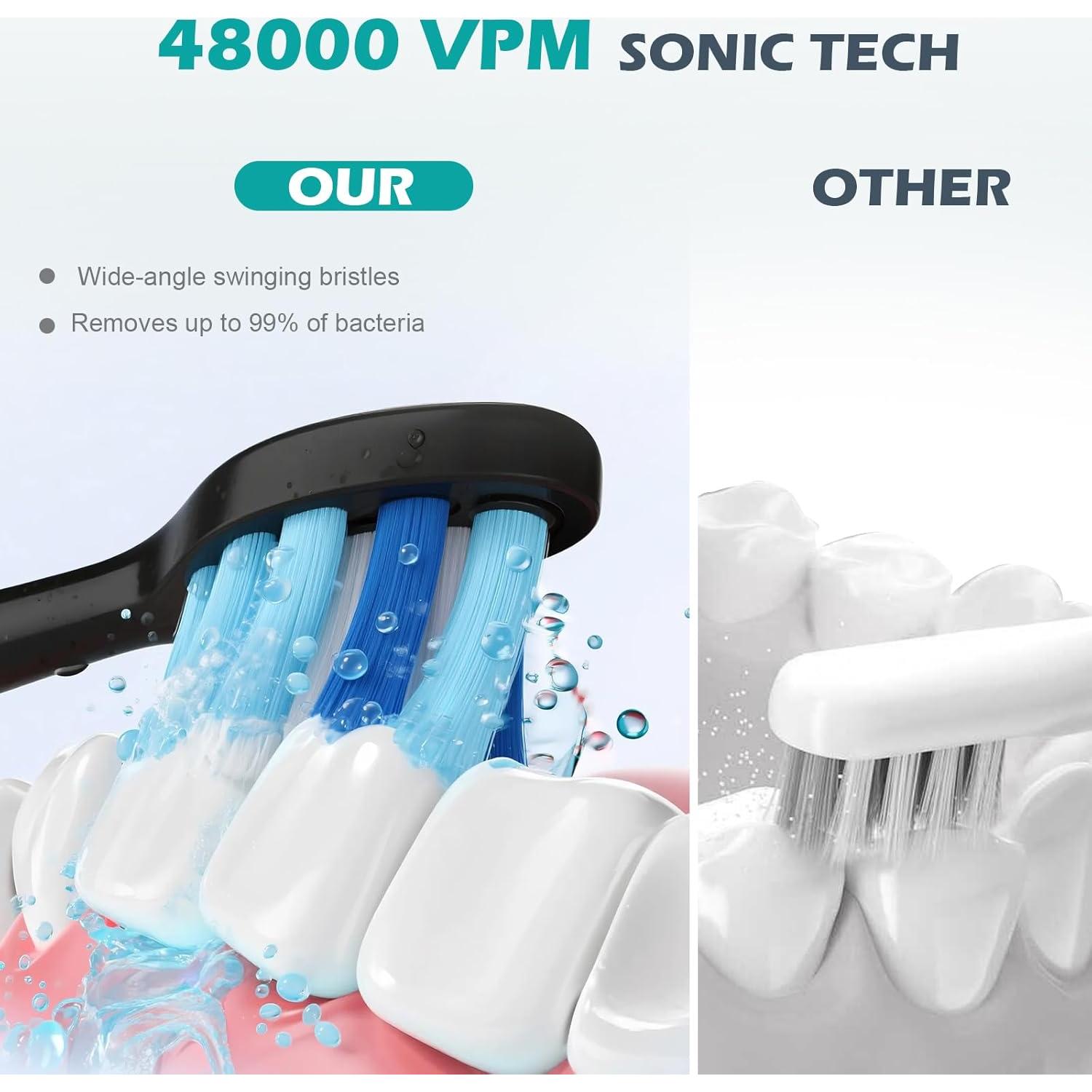 Cepillo de dientes eléctrico Umisr D92 con 5 modos y 90 días de batería