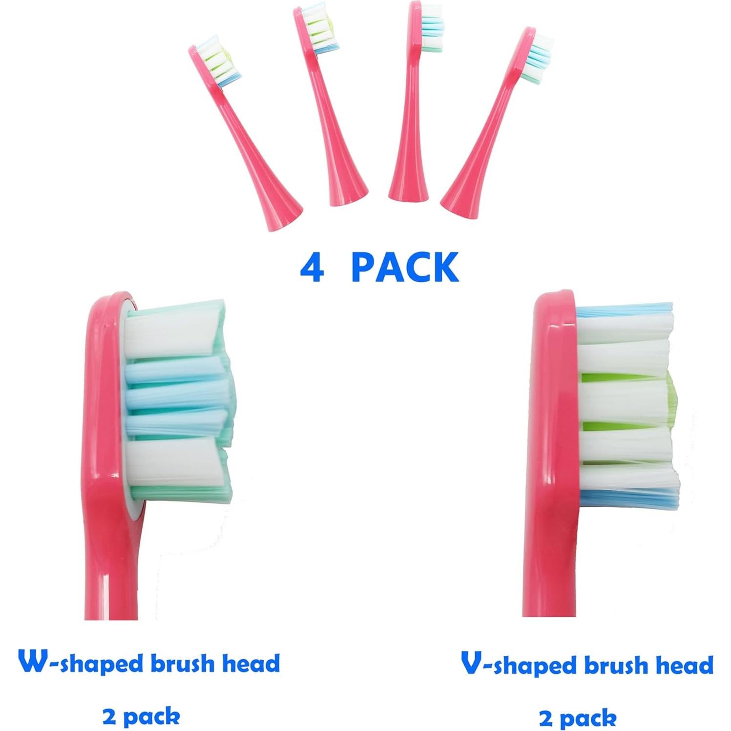 Cepillo de dientes eléctrico Sonic Lingmai UET-H01 rosa plegable