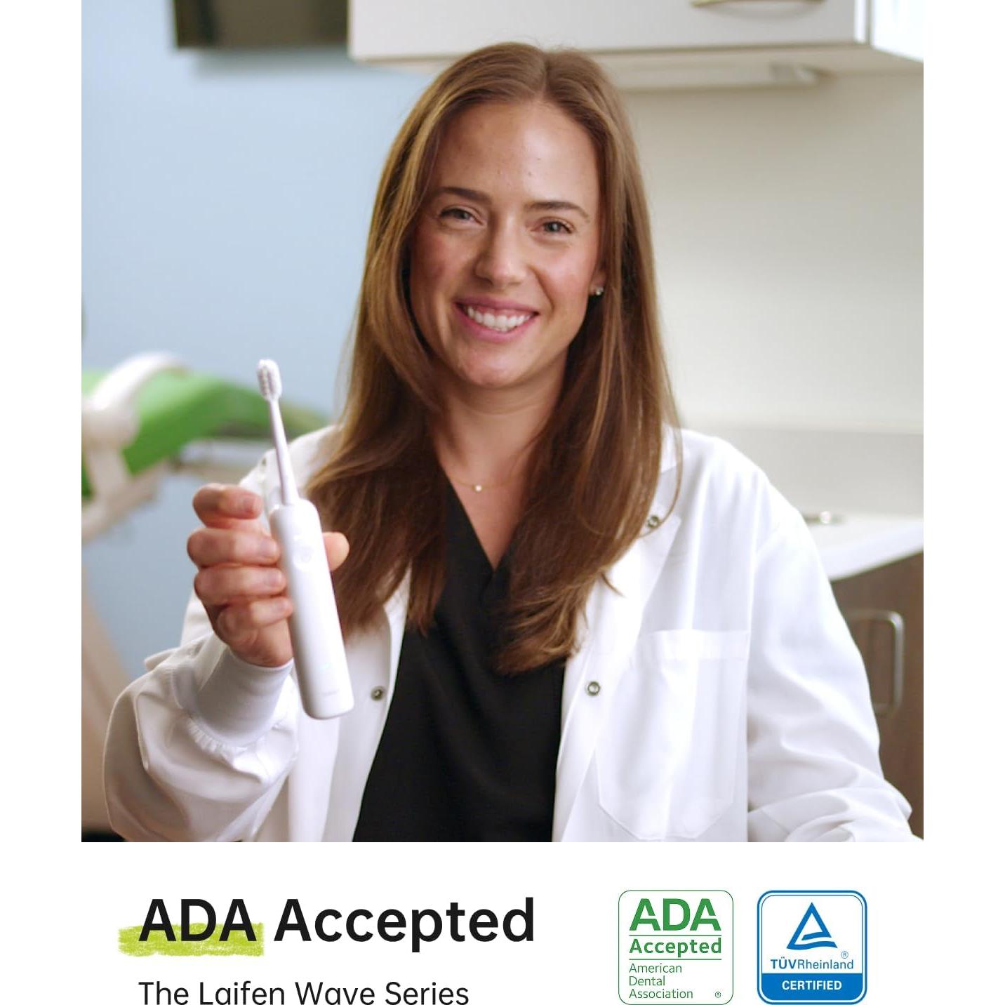 Cepillo de Dientes Eléctrico Laifen Wave SE Verde, 2 Cabezas