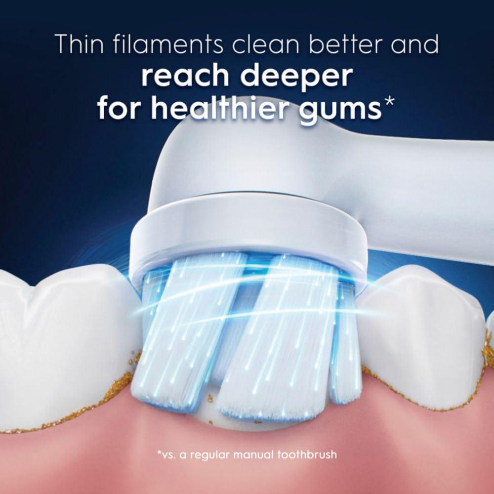 Cabezas de cepillo Oral-B iO Gentle Care, 4 unidades, blanco