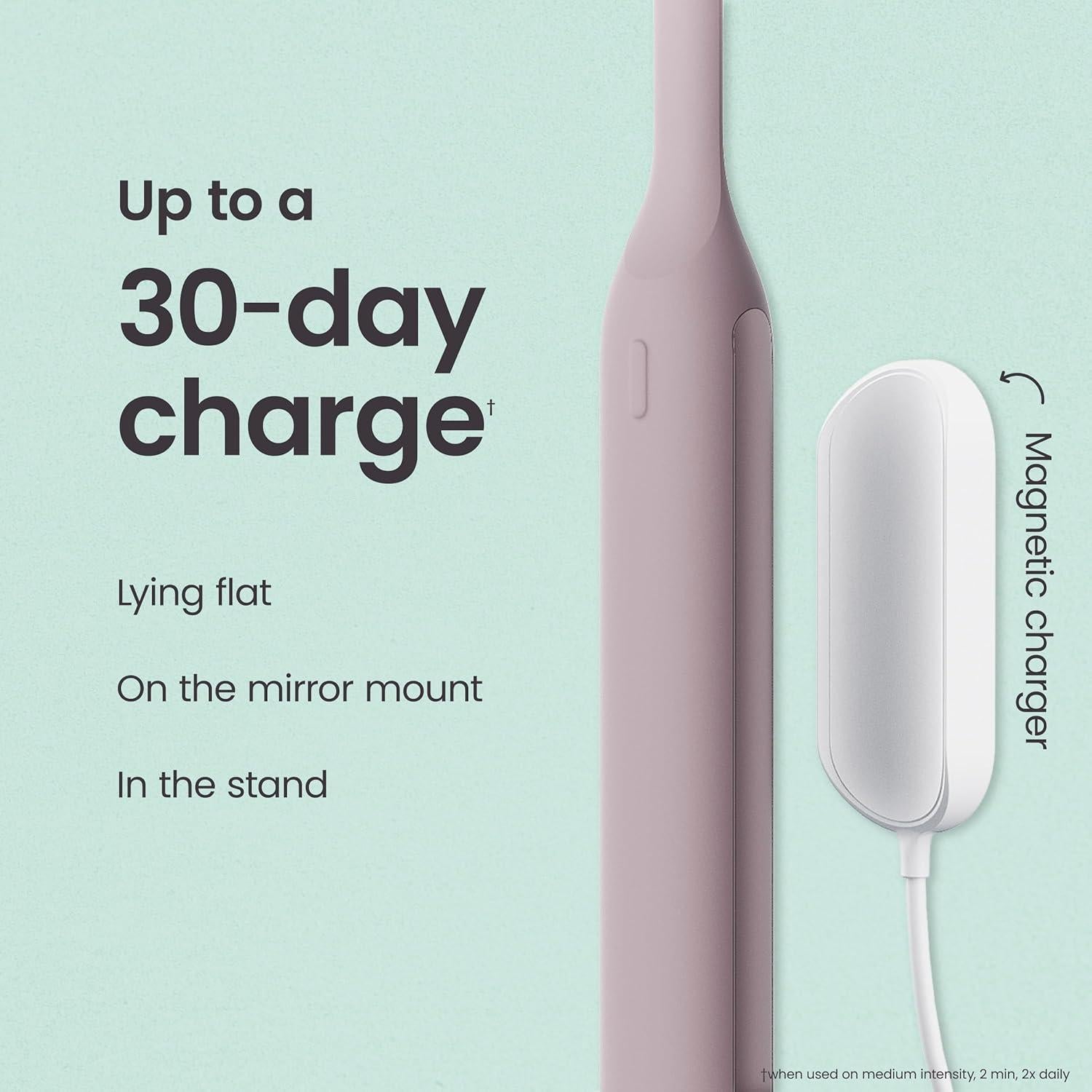 Cepillo de Dientes Eléctrico Quip Ultra - Temporizador, Cerdas Suaves, 30 Días Batería