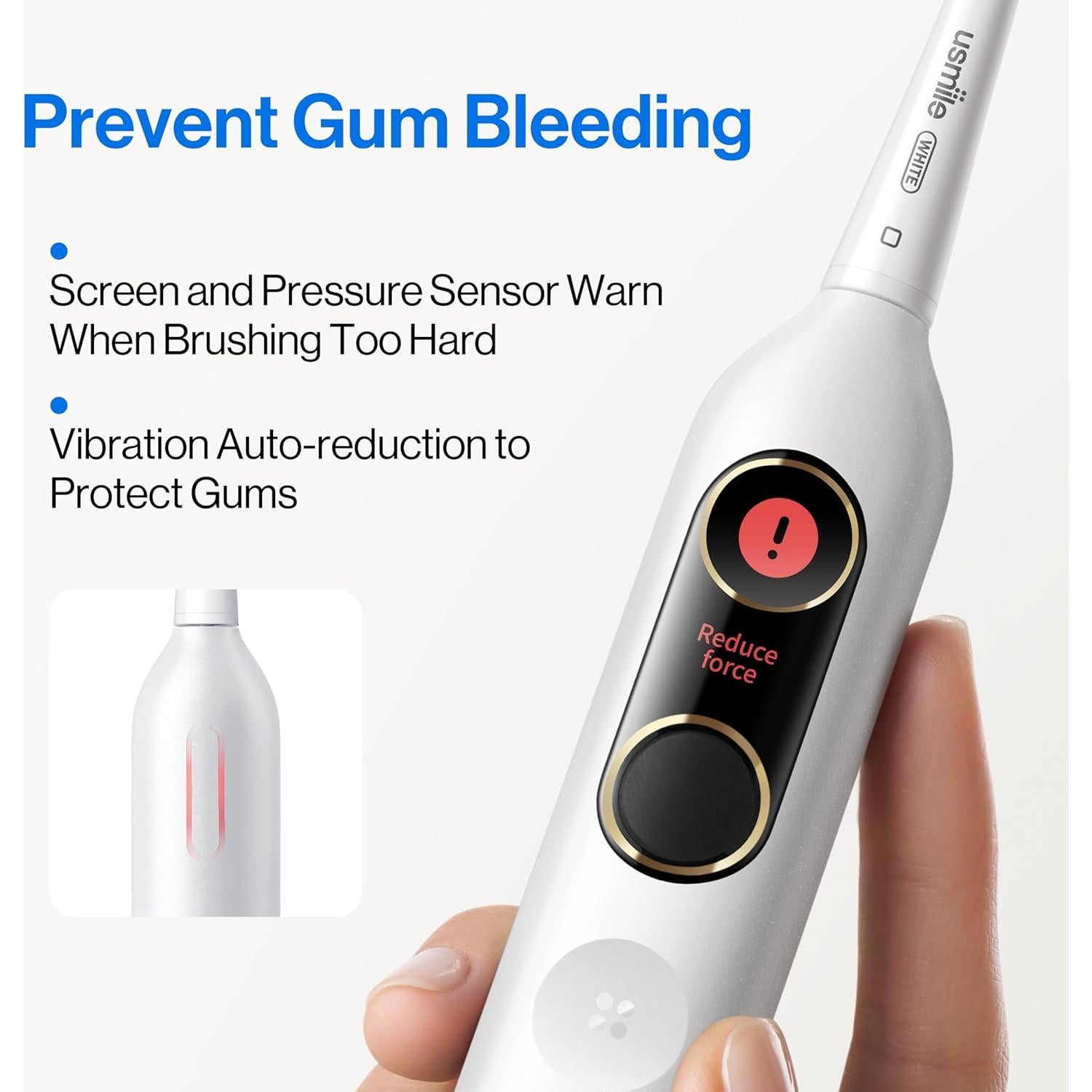 Cepillo de Dientes Eléctrico Usmile Y10 PRO con Pantalla Inteligente
