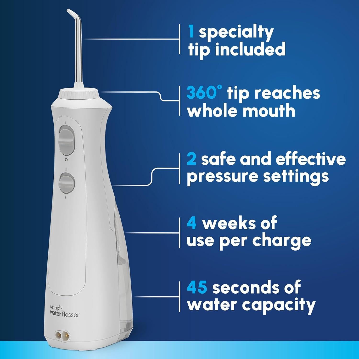 Combo Cepillo Eléctrico Waterpik Cordless Pearl y Water Flosser