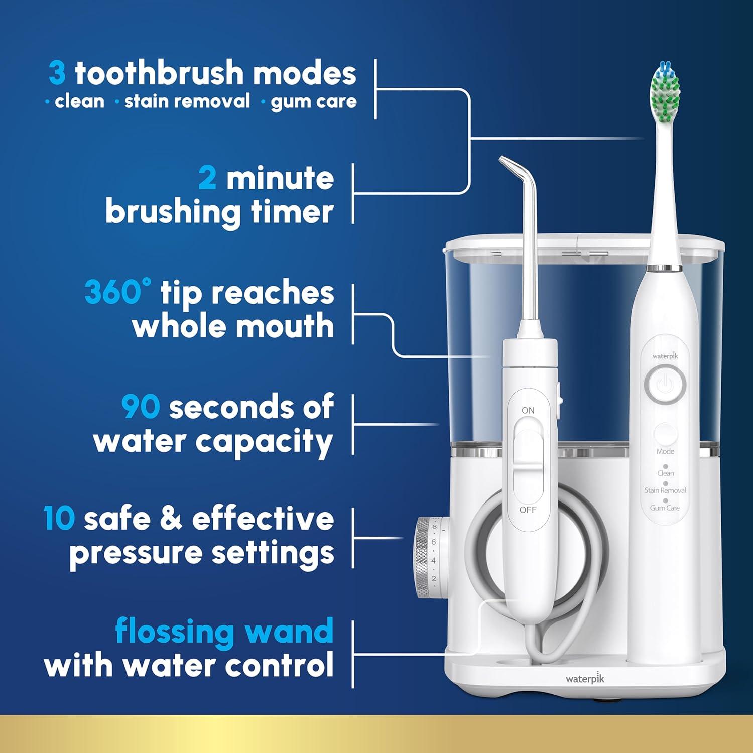 Irrigador Bucal y Cepillo Eléctrico Waterpik Sensonic CC-04