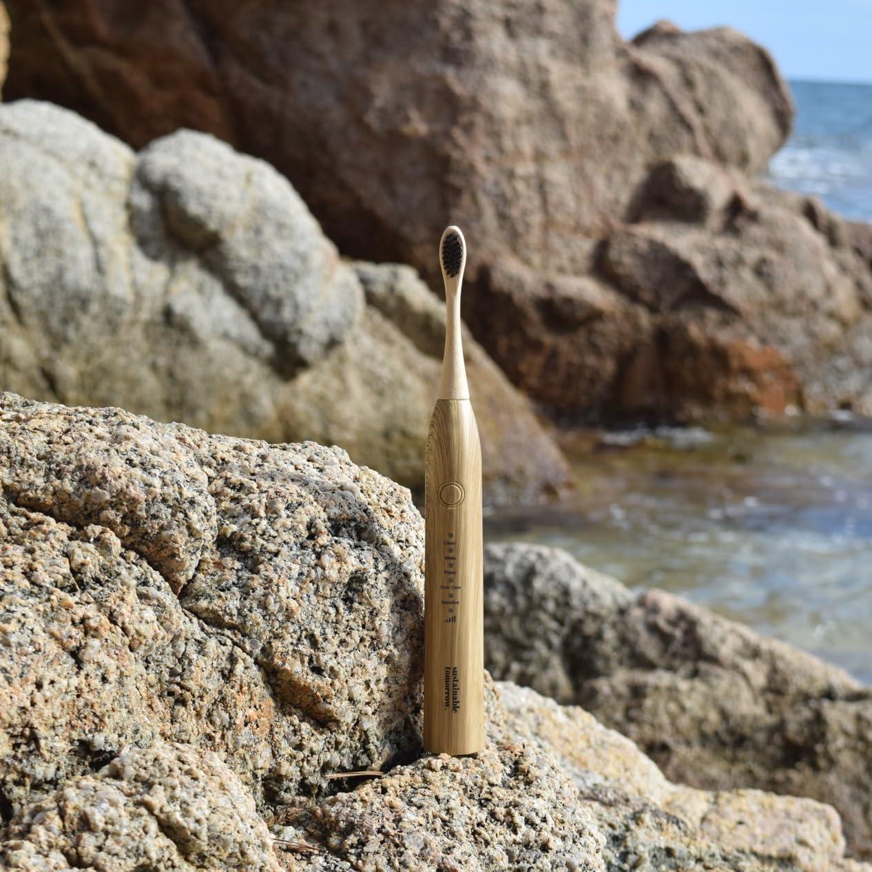 Cepillo de Dientes Eléctrico Zen Bamboo Recargable 5 Modos