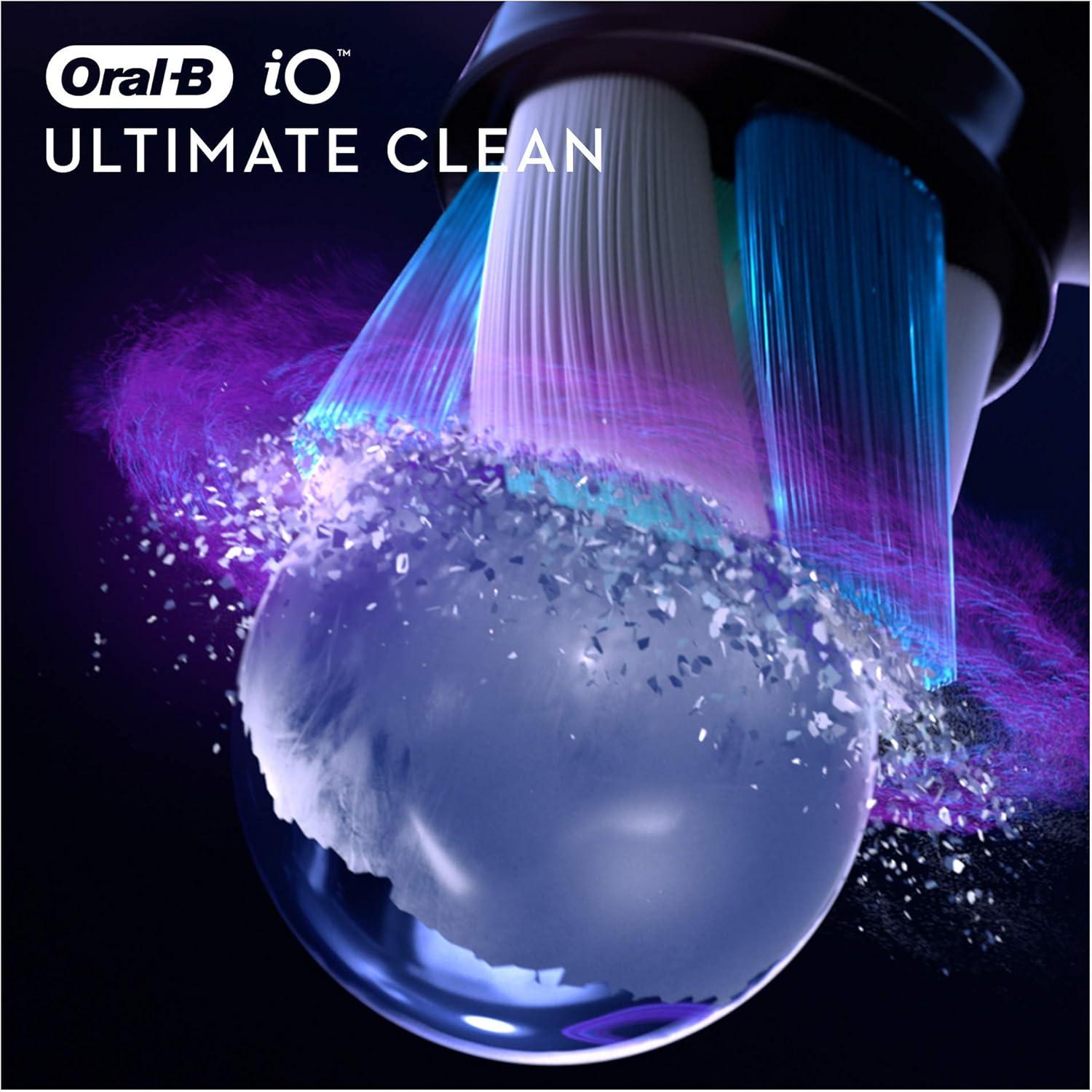 Cabezal de cepillo Oral-B iO Ultimate Clean, 4 unidades, negro