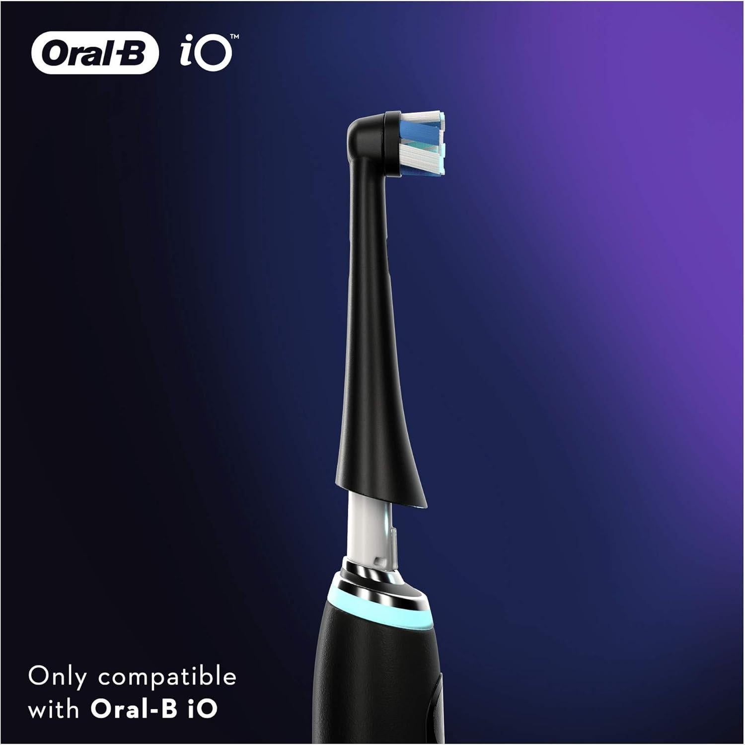 Cabezal de cepillo Oral-B iO Ultimate Clean, 4 unidades, negro