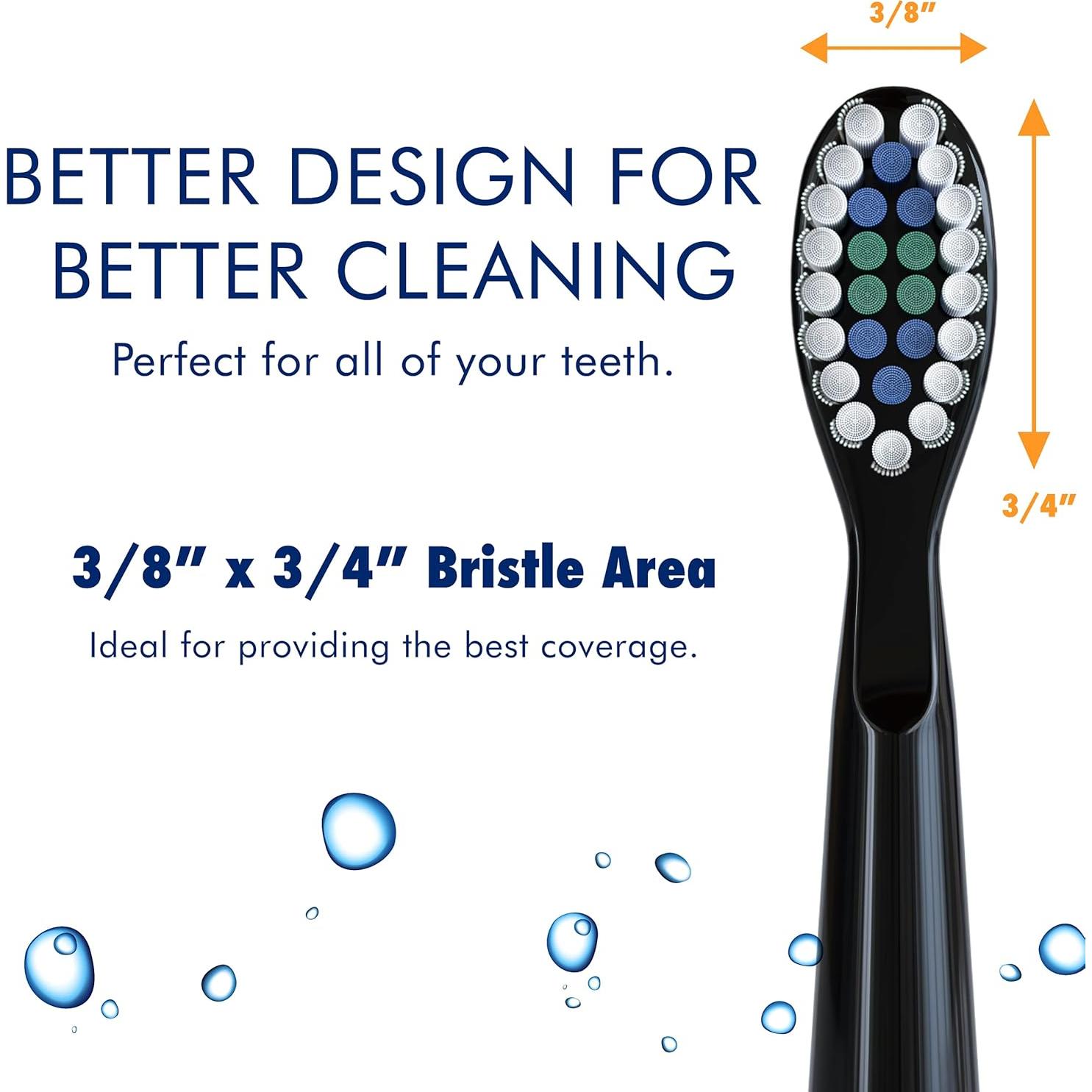 Cepillo de Dientes Eléctrico Recargable Sonic-FX Duo Negro