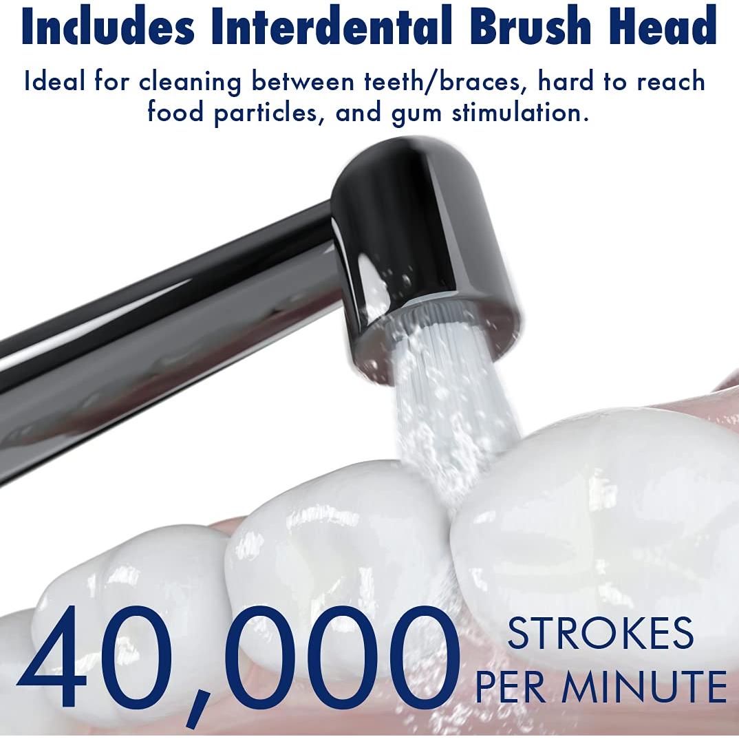 Cepillo de Dientes Eléctrico Recargable Sonic-FX Duo Negro