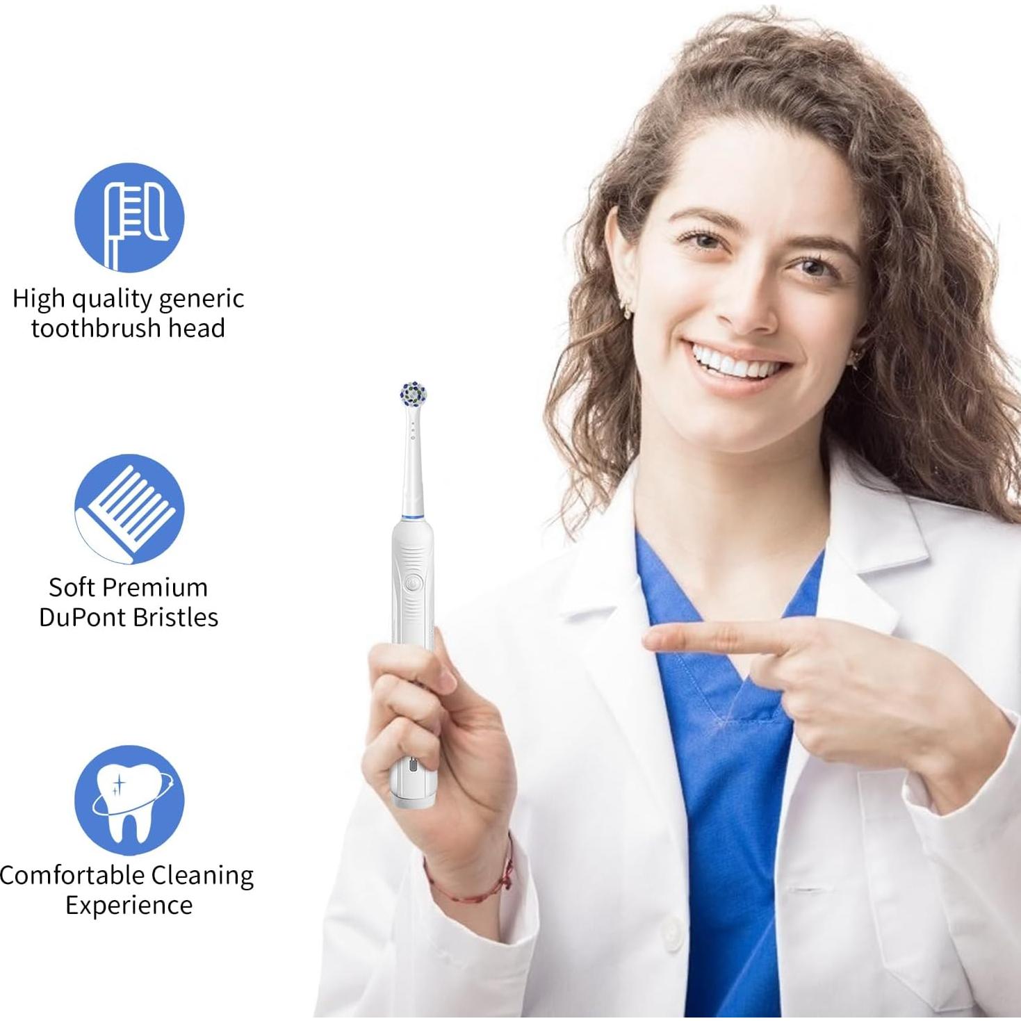 Cabezas de cepillo de dientes TINGOX para Oral B - Paquete de 8