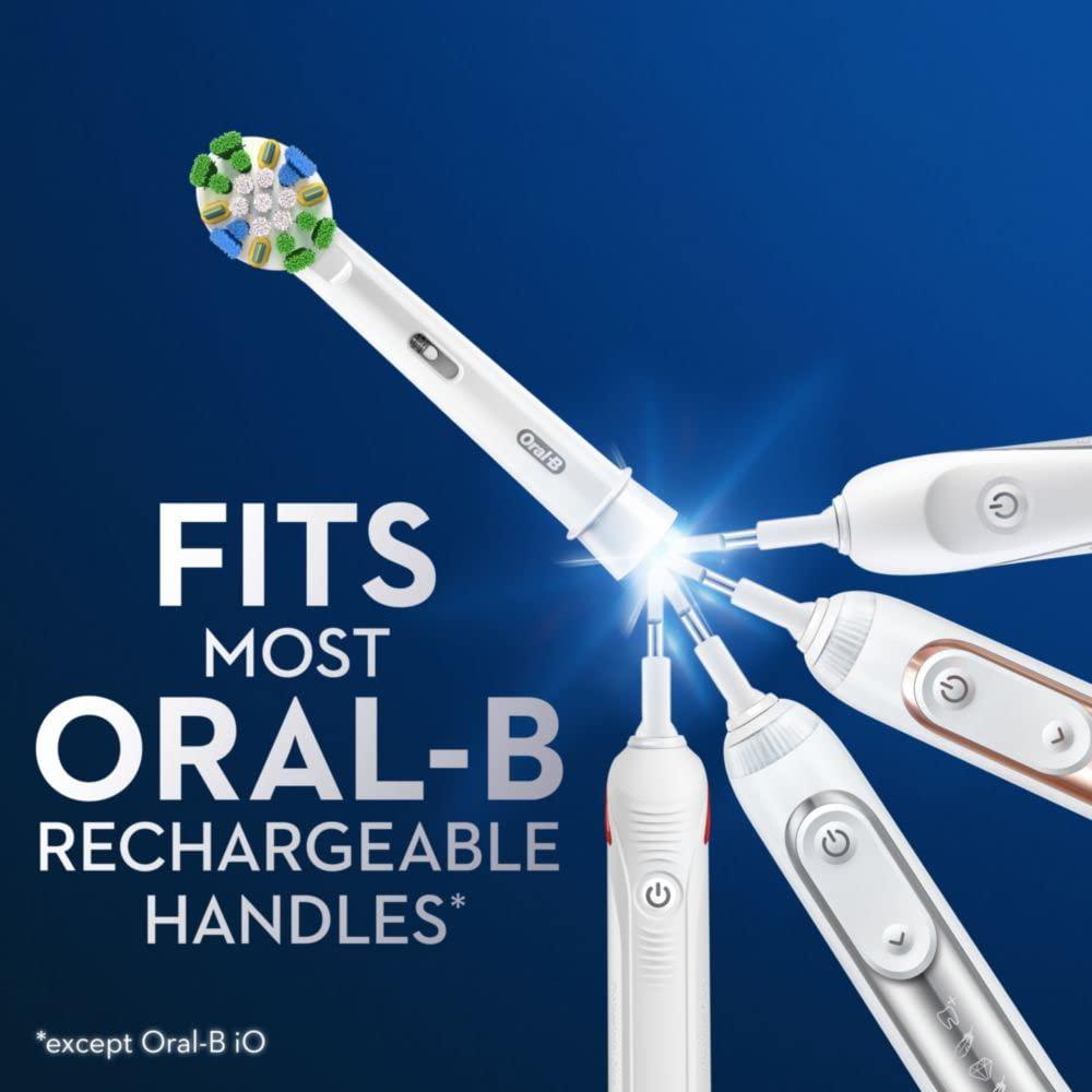 Cabezas de cepillo Oral-B FlossAction, 3 unidades, limpieza dental