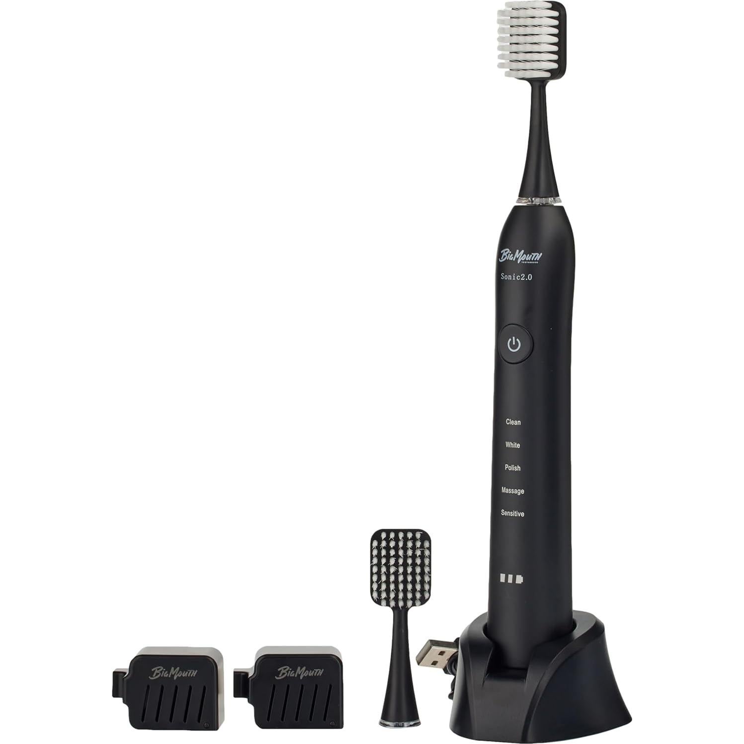 Cepillo de Dientes Eléctrico Big Mouth BM Sonic - 5 Modos, Recargable