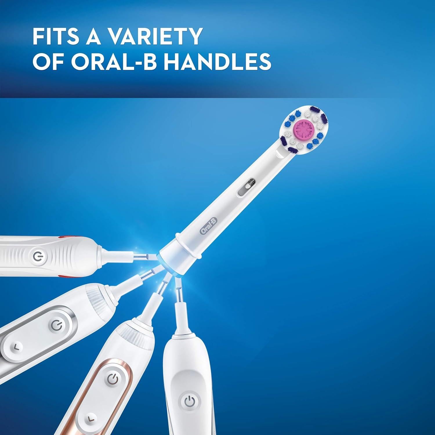 Cabezas de cepillo Oral-B 3D White - 3 unidades para limpieza avanzada