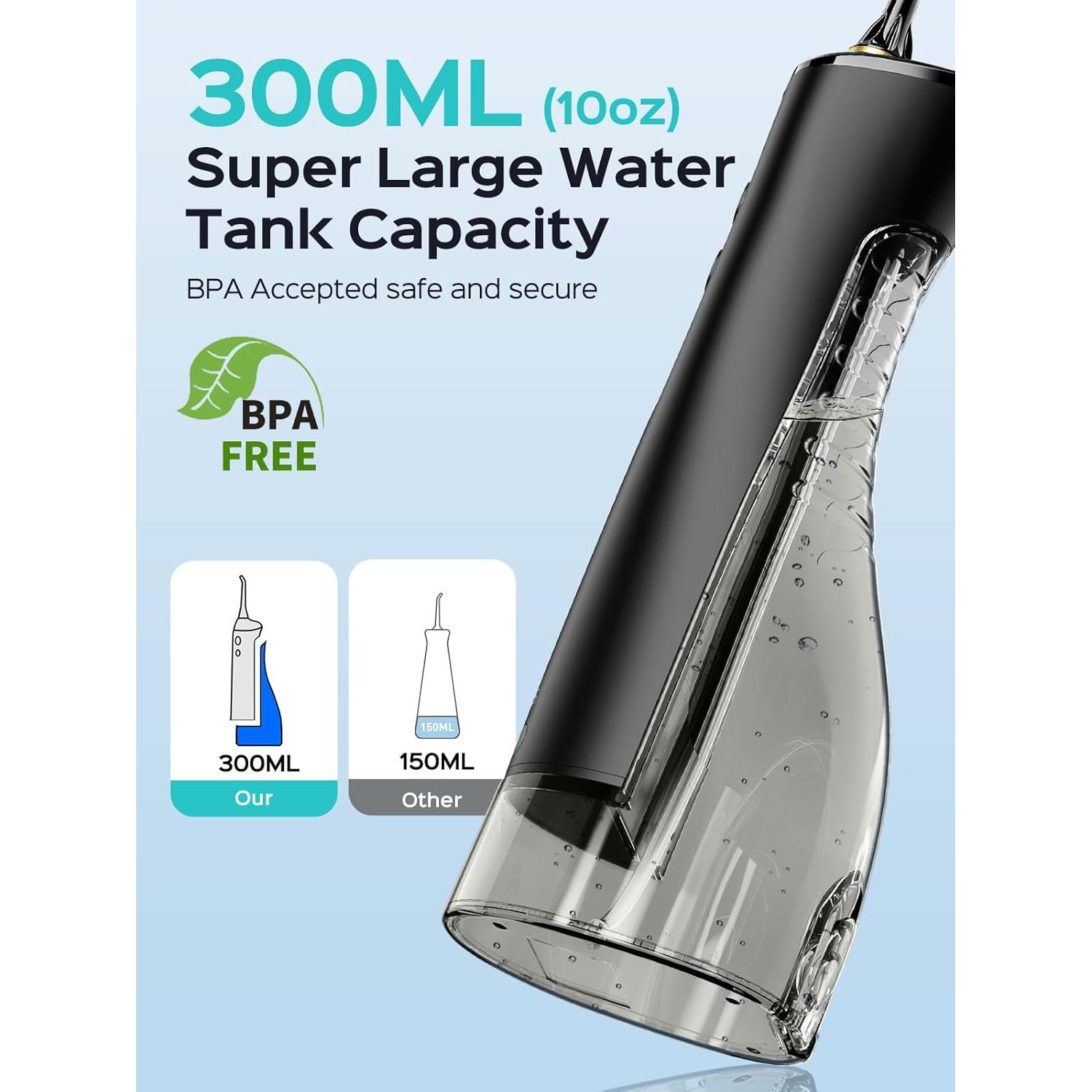 Irrigador Dental Portátil COSLUS E40 - 10 Niveles de Presión