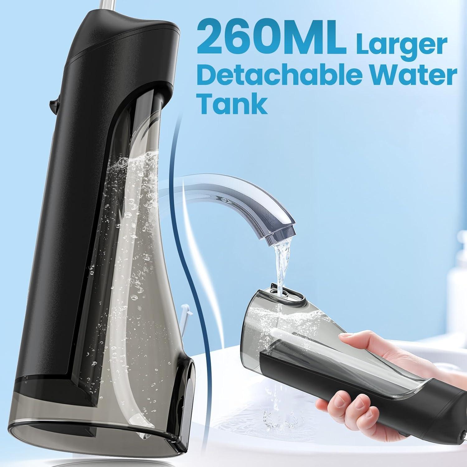 Hilo Dental de Agua Eléctrico OKALA IPX7 260ml 3 Modos