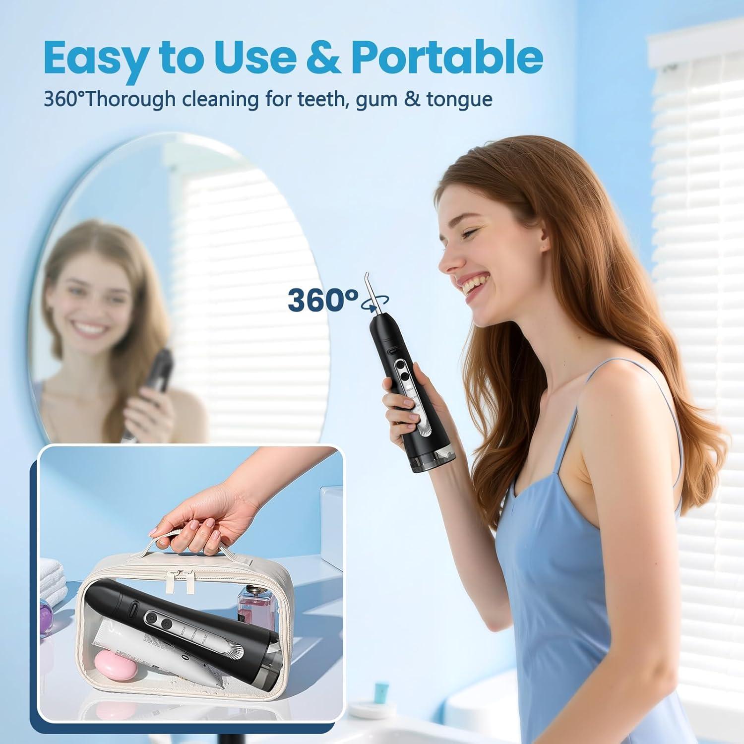 Hilo Dental de Agua Eléctrico OKALA IPX7 260ml 3 Modos