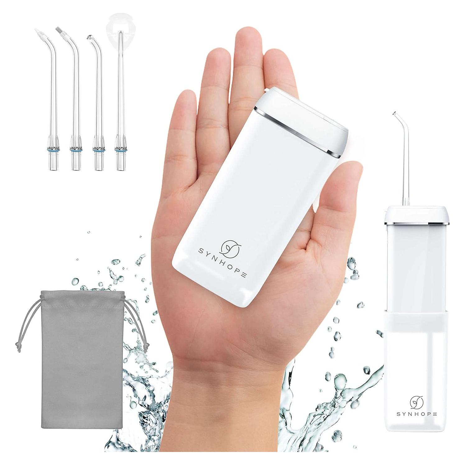 Irrigador Oral Portátil SYNHOPE M6plus Blanco IPX7 3 Modos