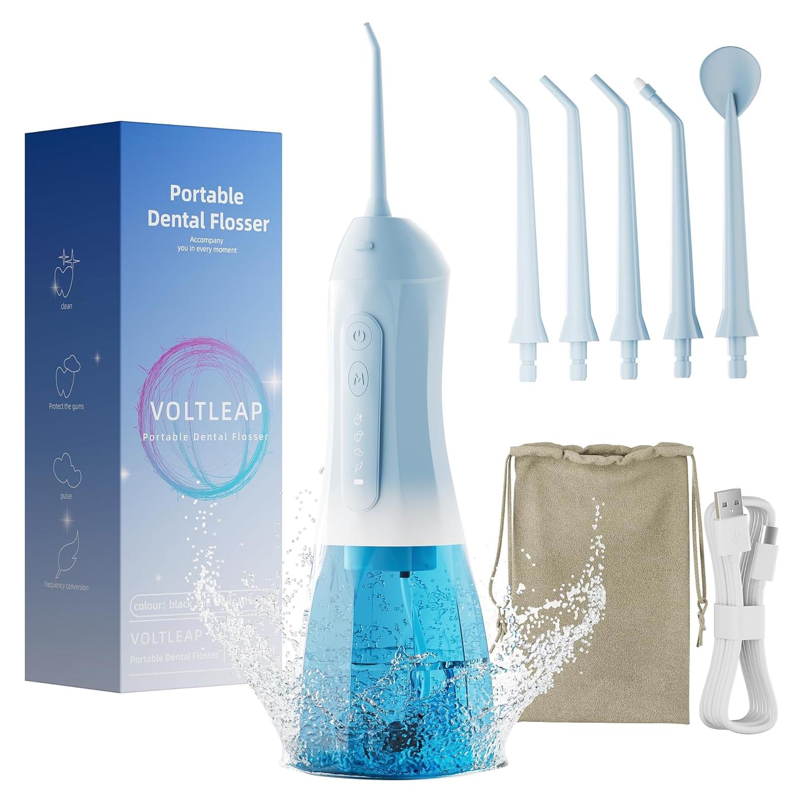 Hilo Dental de Agua VOLTLEAP Pwf2023 IPX7 320ml Azul
