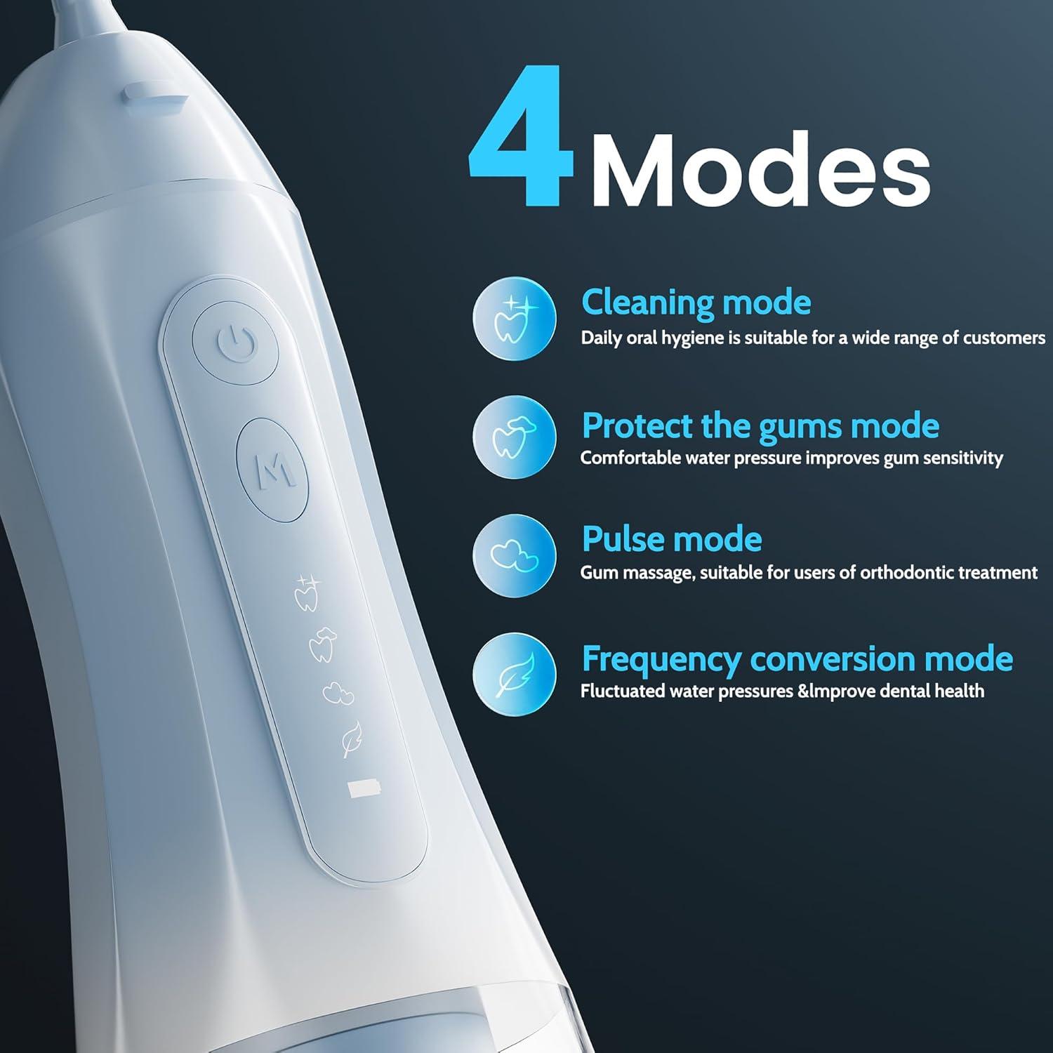 Hilo Dental de Agua VOLTLEAP Pwf2023 IPX7 320ml Azul