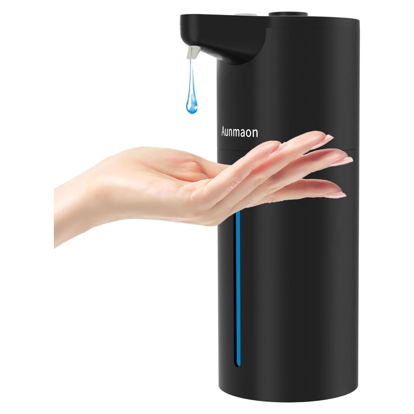 Dispensador de Jabón Automático Aunmaon Negro 320g Manos Libres