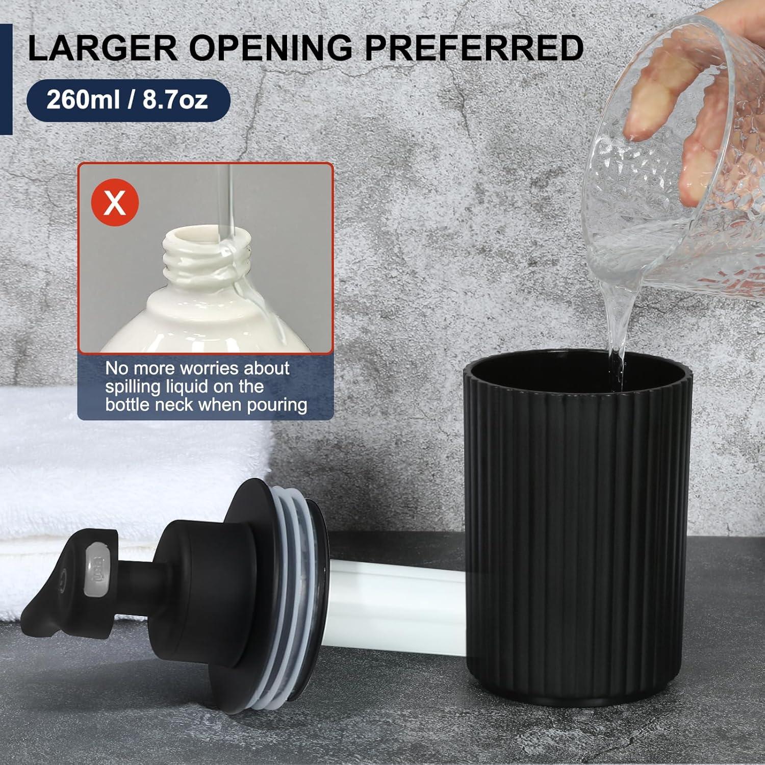 Dispensador Automático de Jabón Líquido Phneems 260ml Negro