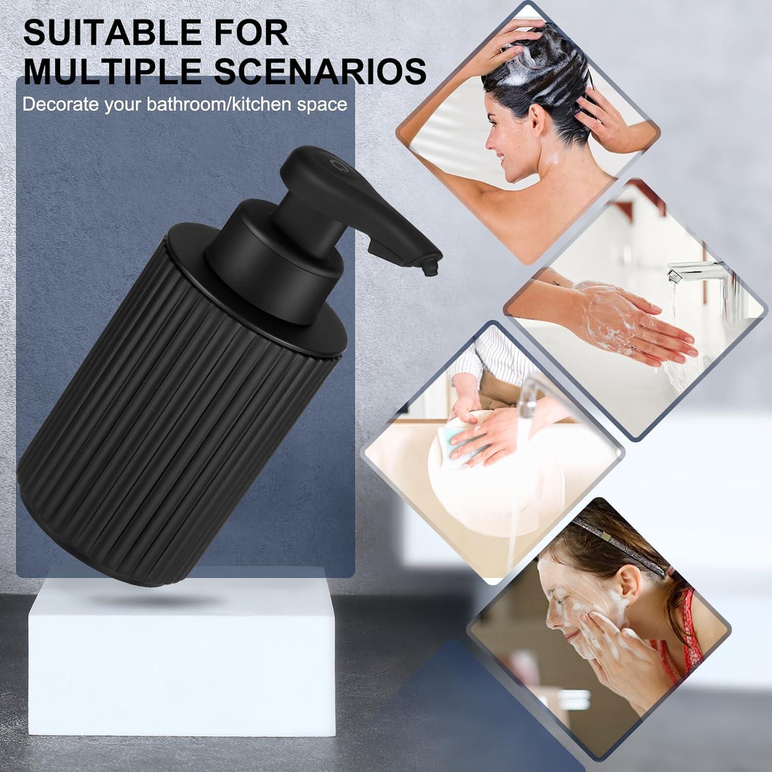 Dispensador Automático de Jabón Líquido Phneems 260ml Negro