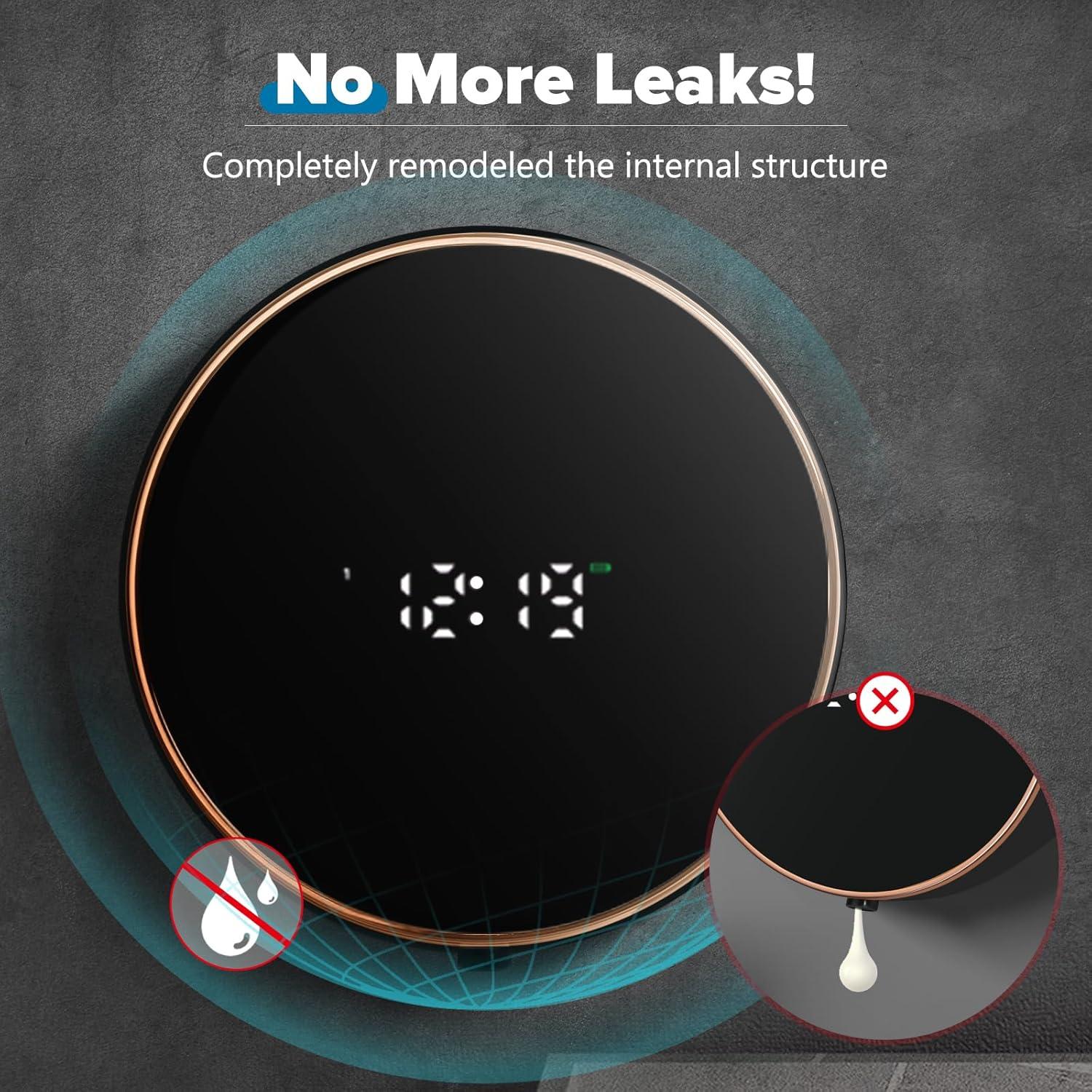 Dispensador Automático de Jabón Espuma Monstake 300ml Negro