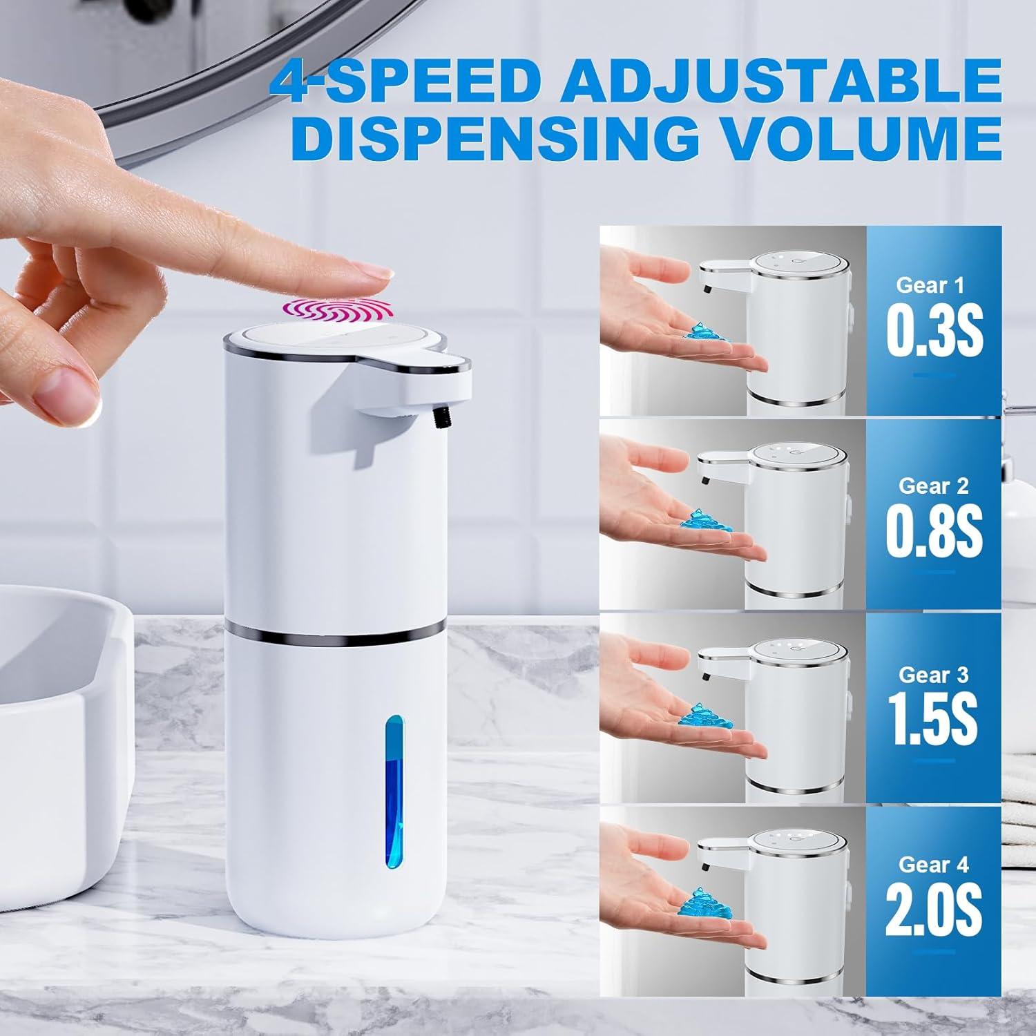 Dispensador Automático de Jabón Líquido Amyzavls 380ml USB