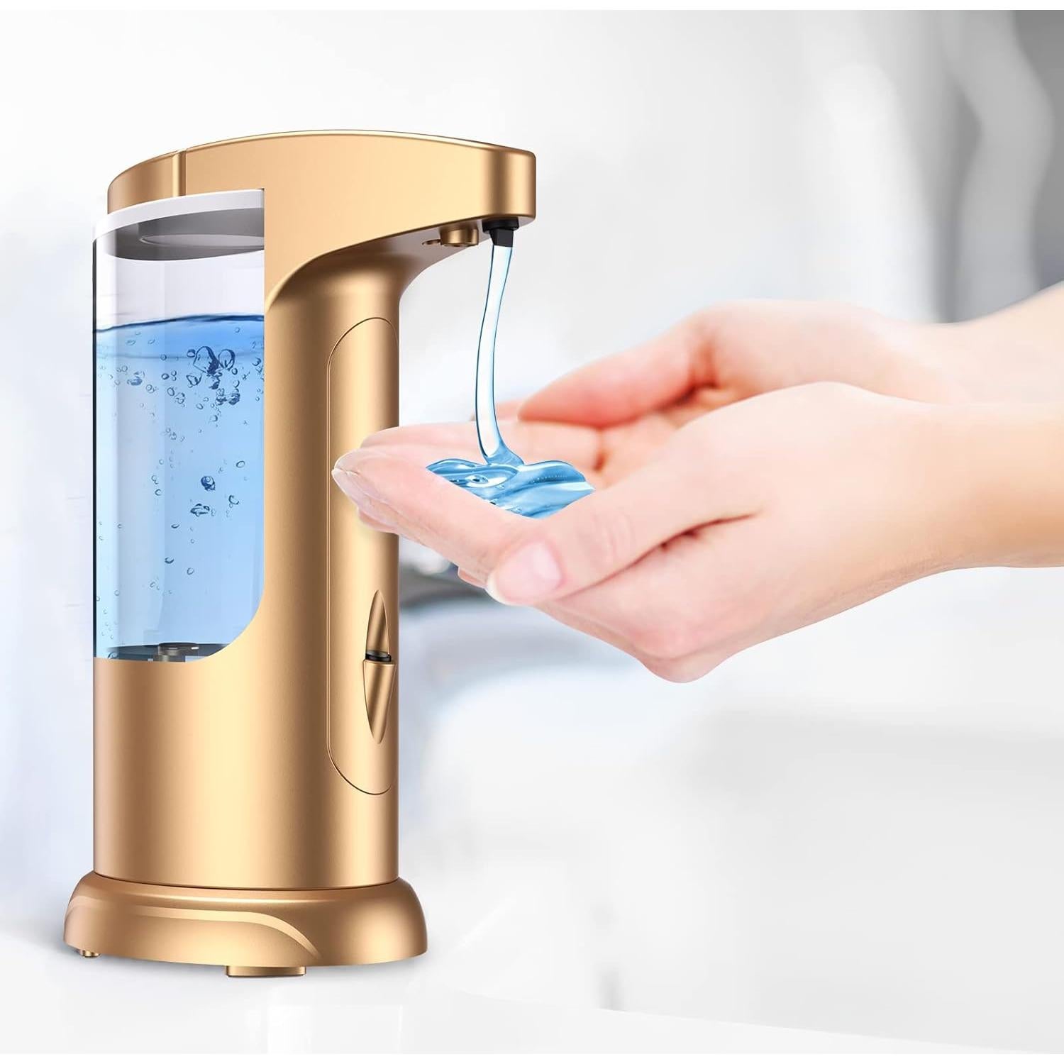 Dispensador de Jabón Automático AMIR 370ml Oro Rosa