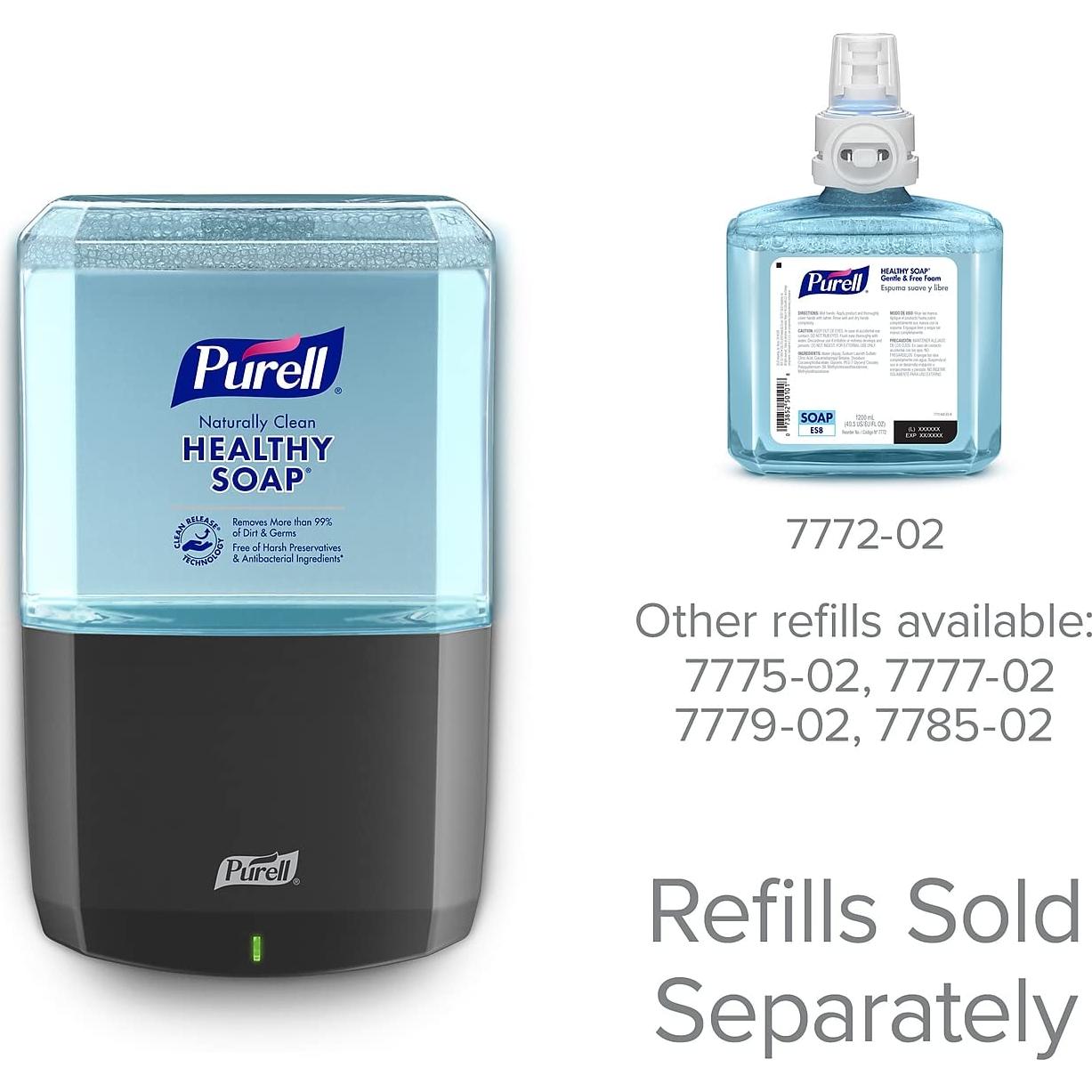Dispensador Automático de Jabón Purell ES8 Gris 1200ml