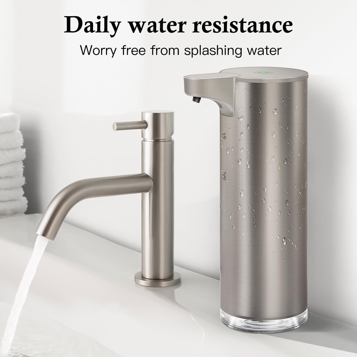 Dispensador de Jabón Espumoso Automático LAOPAO Acero Inoxidable 266ml