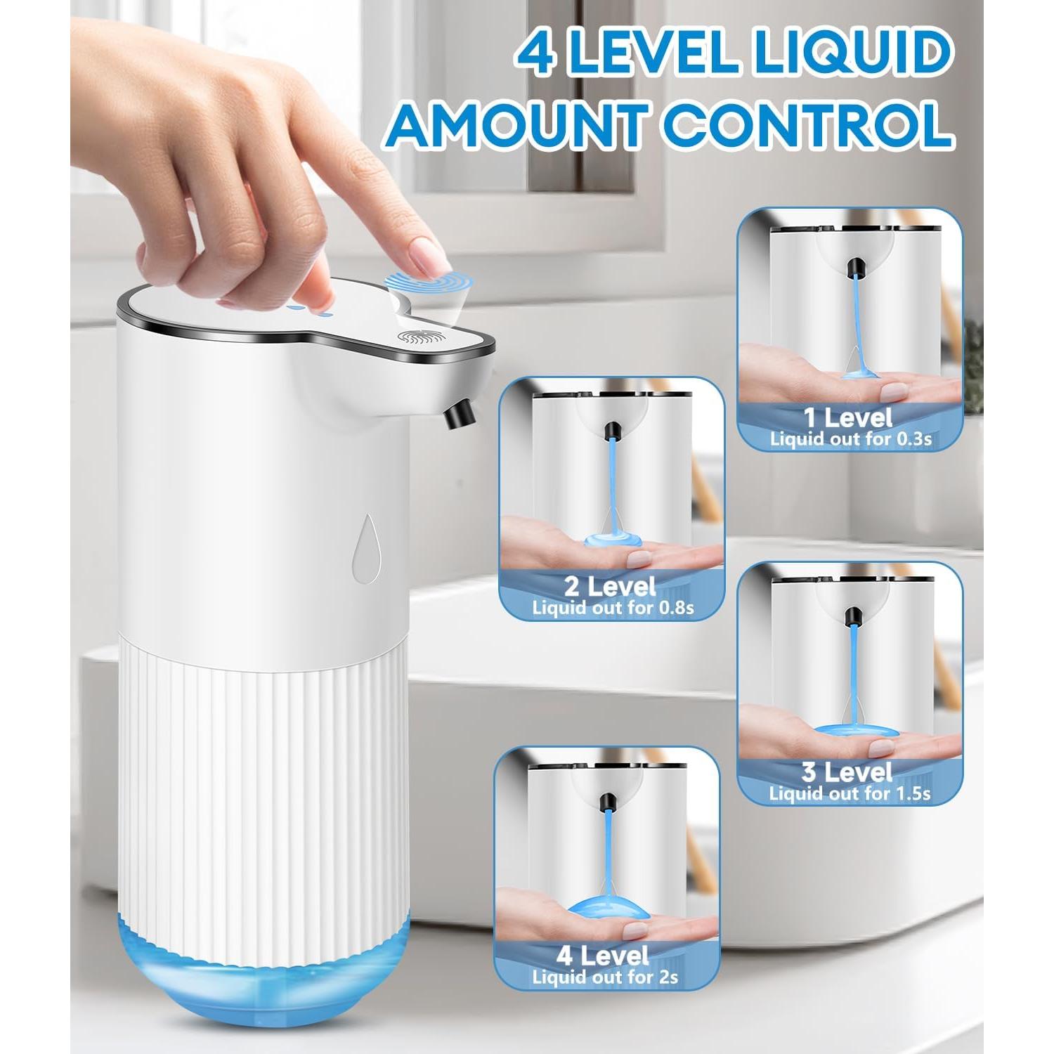 Dispensador Automático de Jabón Líquido Qyvorae 335ml Sin Contacto