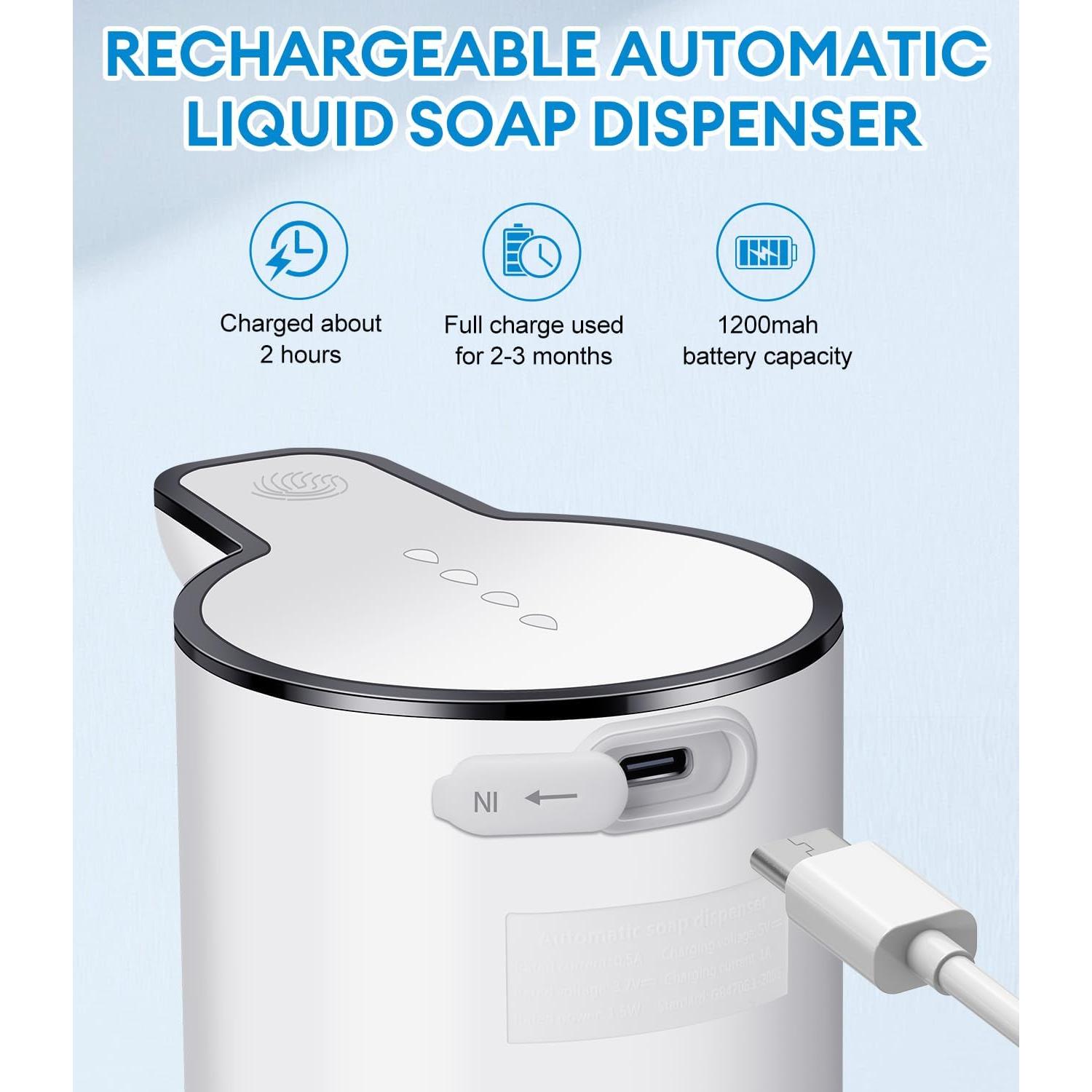 Dispensador Automático de Jabón Líquido Qyvorae 335ml Sin Contacto