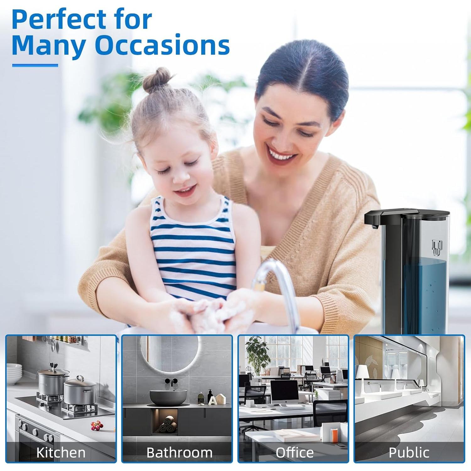 Dispensador Automático de Jabón Líquido TODINIO 500ml Sin Contacto