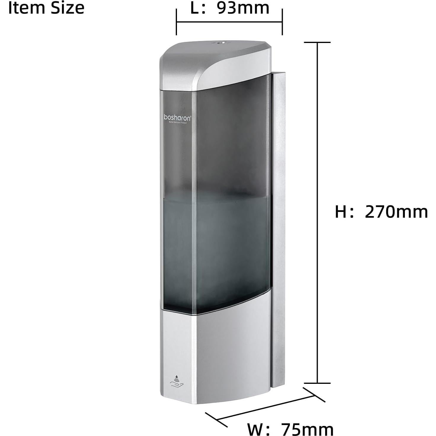 Dispensador Automático de Jabón Bosharon 700ml Sin Contacto Plata