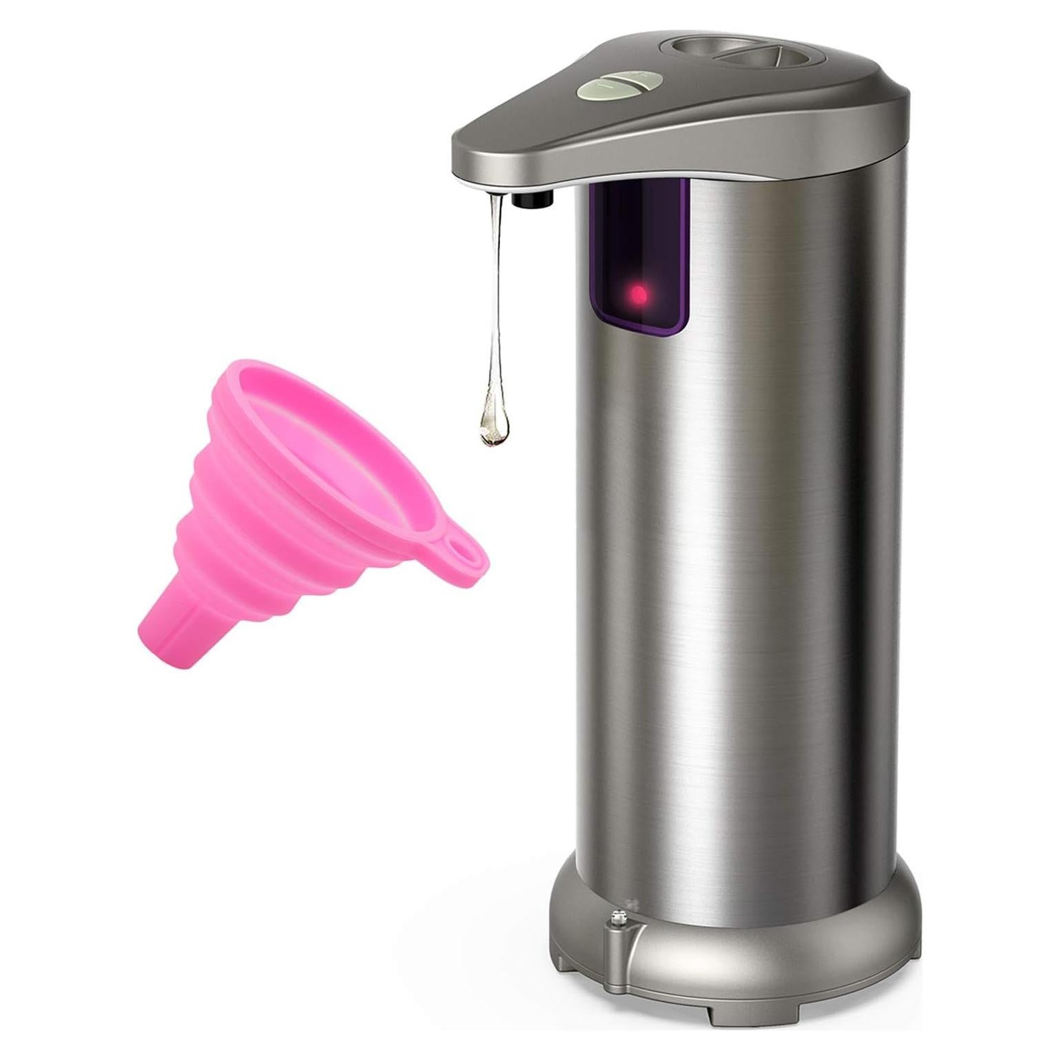 Dispensador Automático de Jabón Infrarrojo Slicillo 280ml Acero Inoxidable