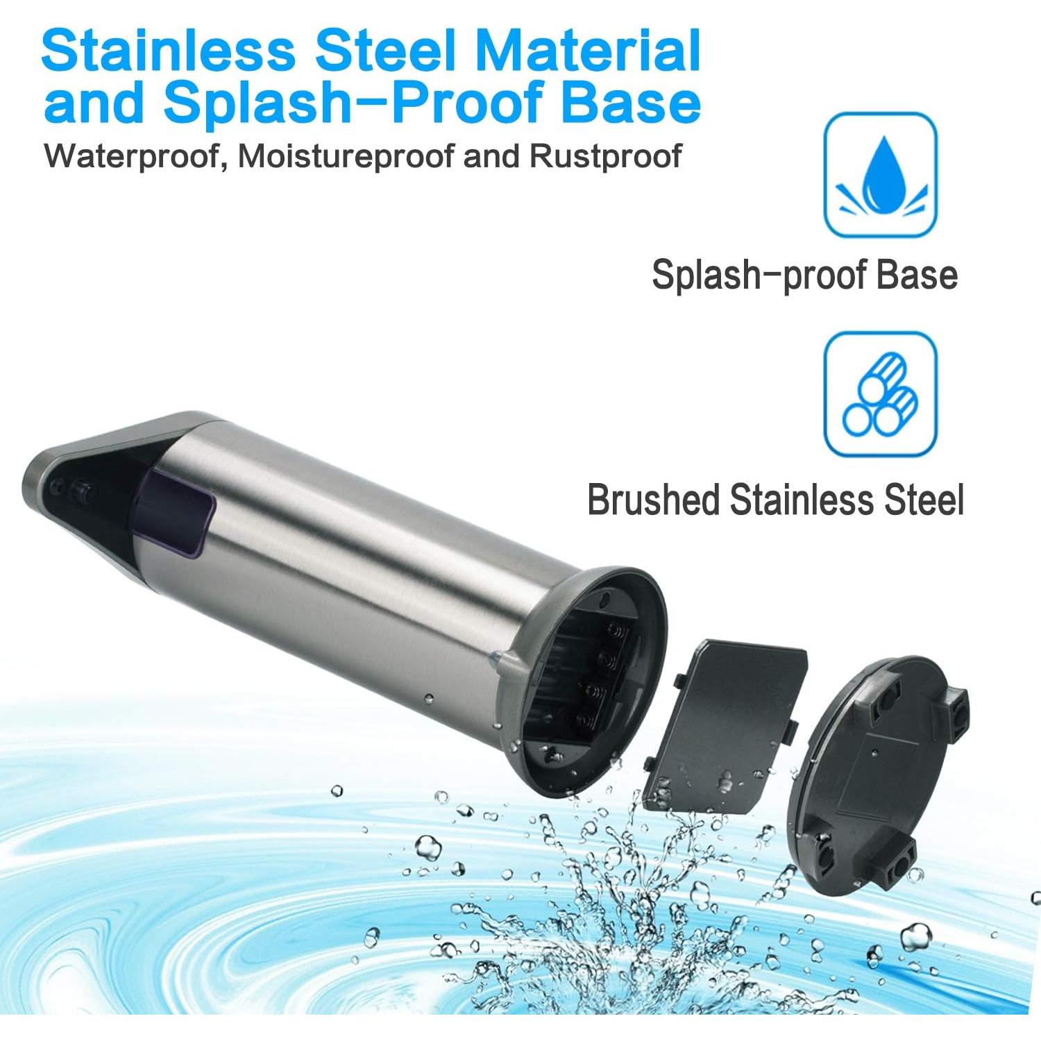 Dispensador Automático de Jabón Infrarrojo Slicillo 280ml Acero Inoxidable