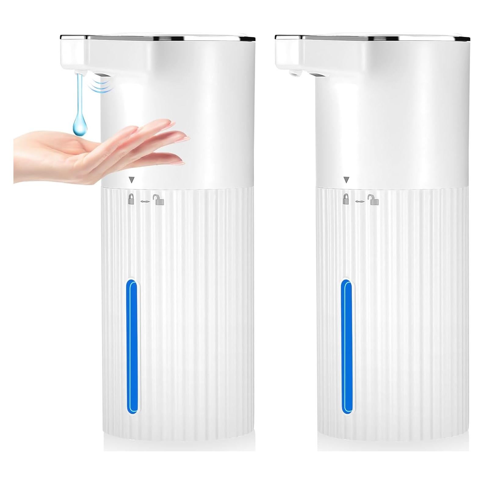 Paquete de 2 dispensadores automáticos de jabón VZZNN 400ml