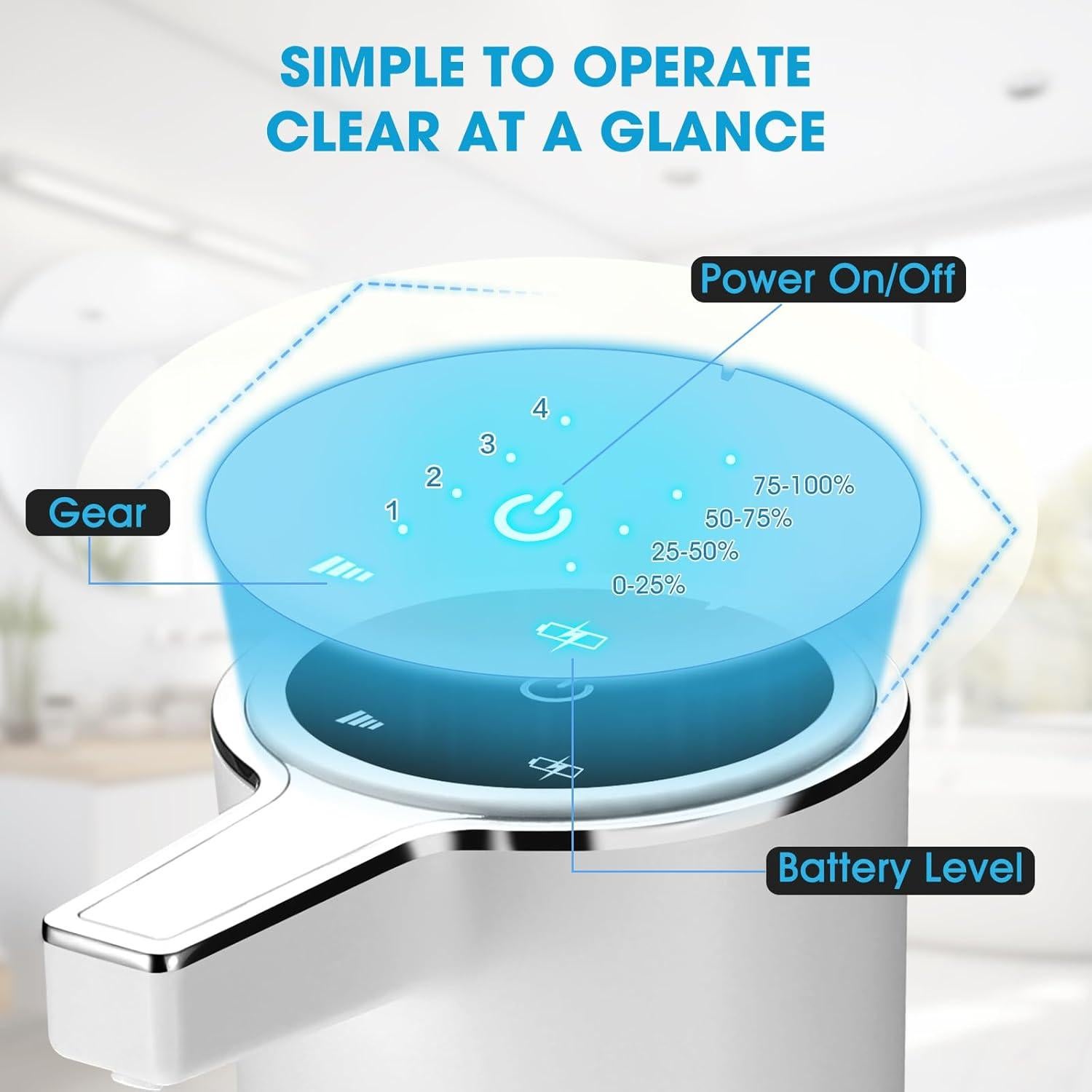 Paquete de 2 dispensadores automáticos de jabón VZZNN 400ml