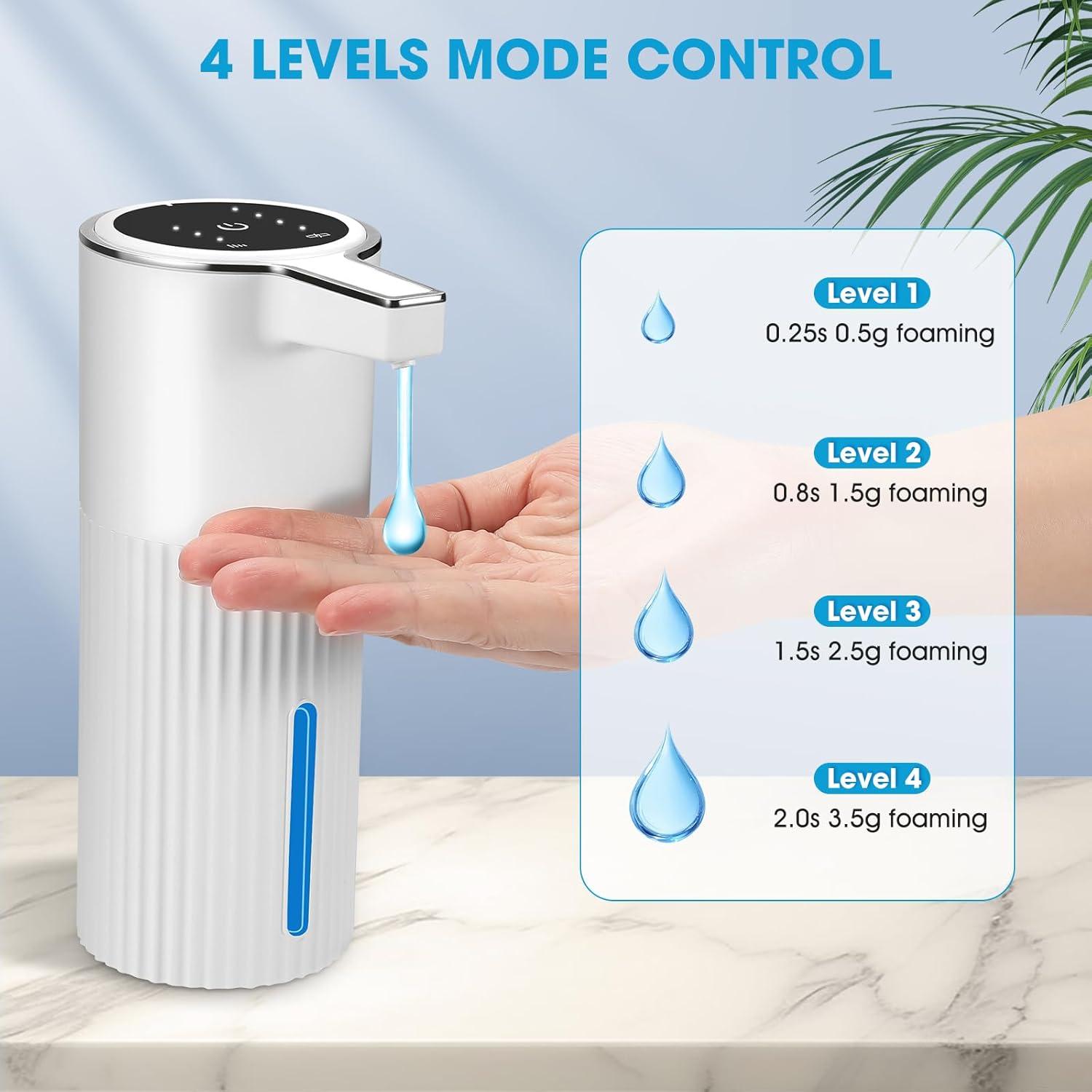 Paquete de 2 dispensadores automáticos de jabón VZZNN 400ml