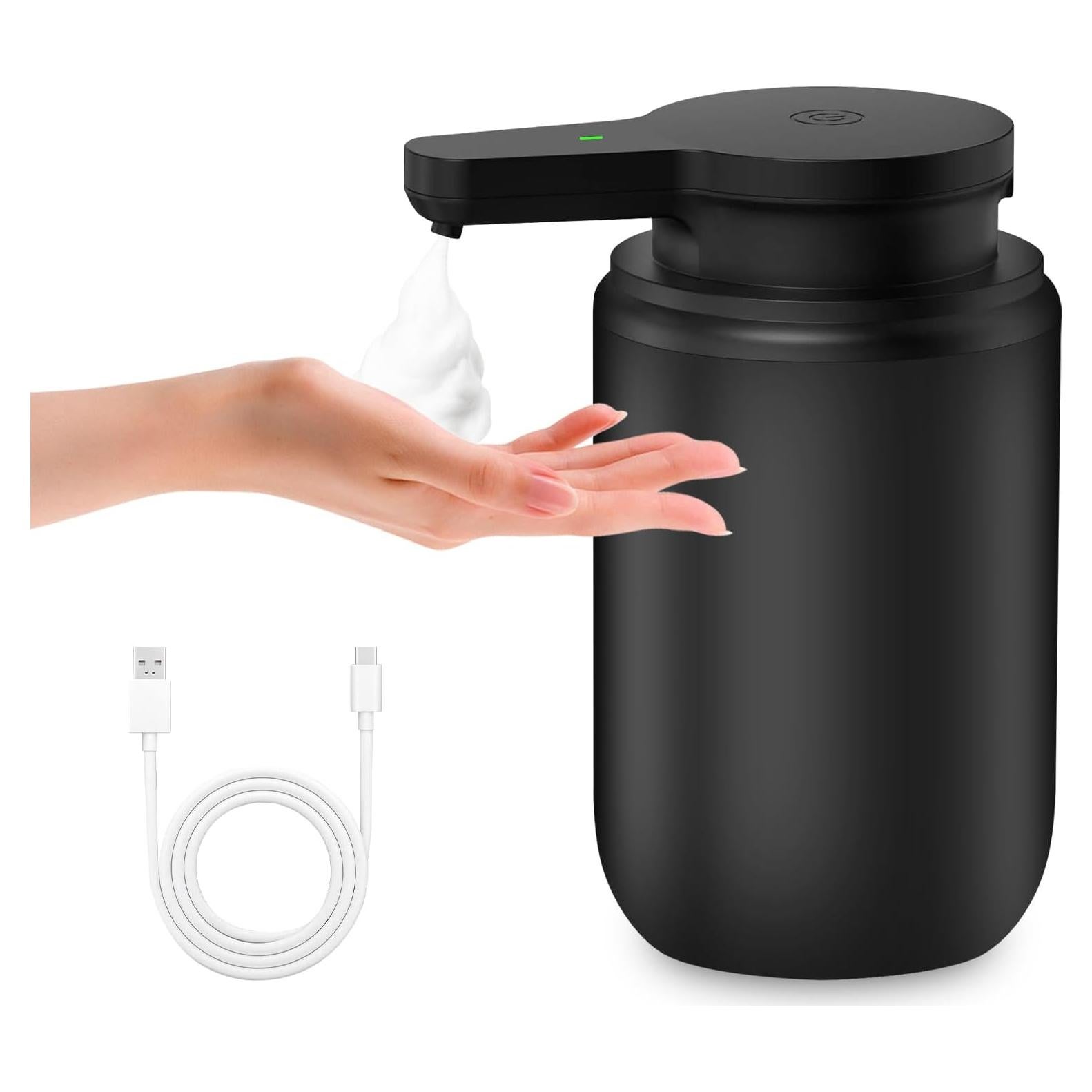 Dispensador Automático de Jabón Espumoso Mamiddle 300ml Negro