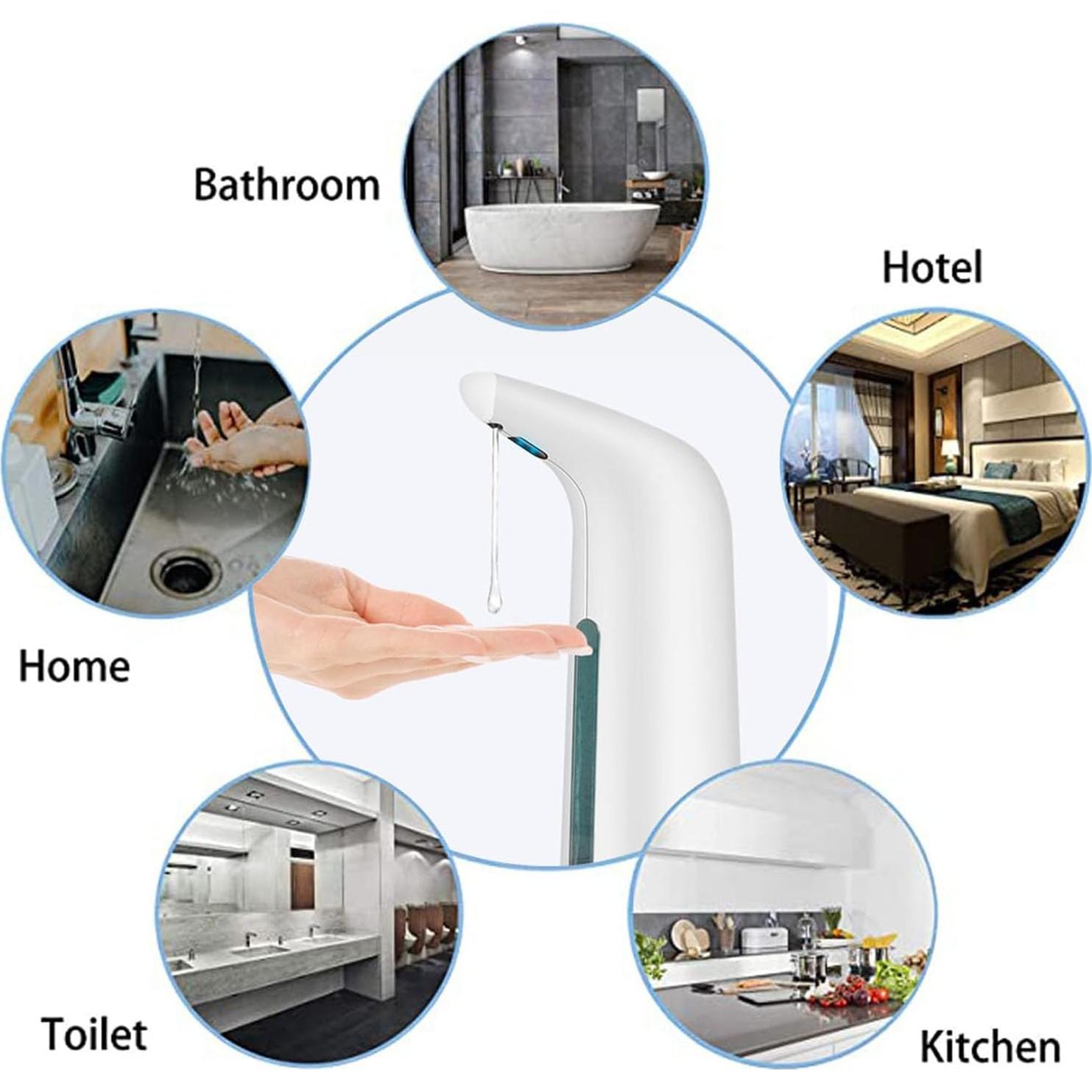 Dispensador de Jabón Automático KIAWON 400 ml IPX6 Dorado