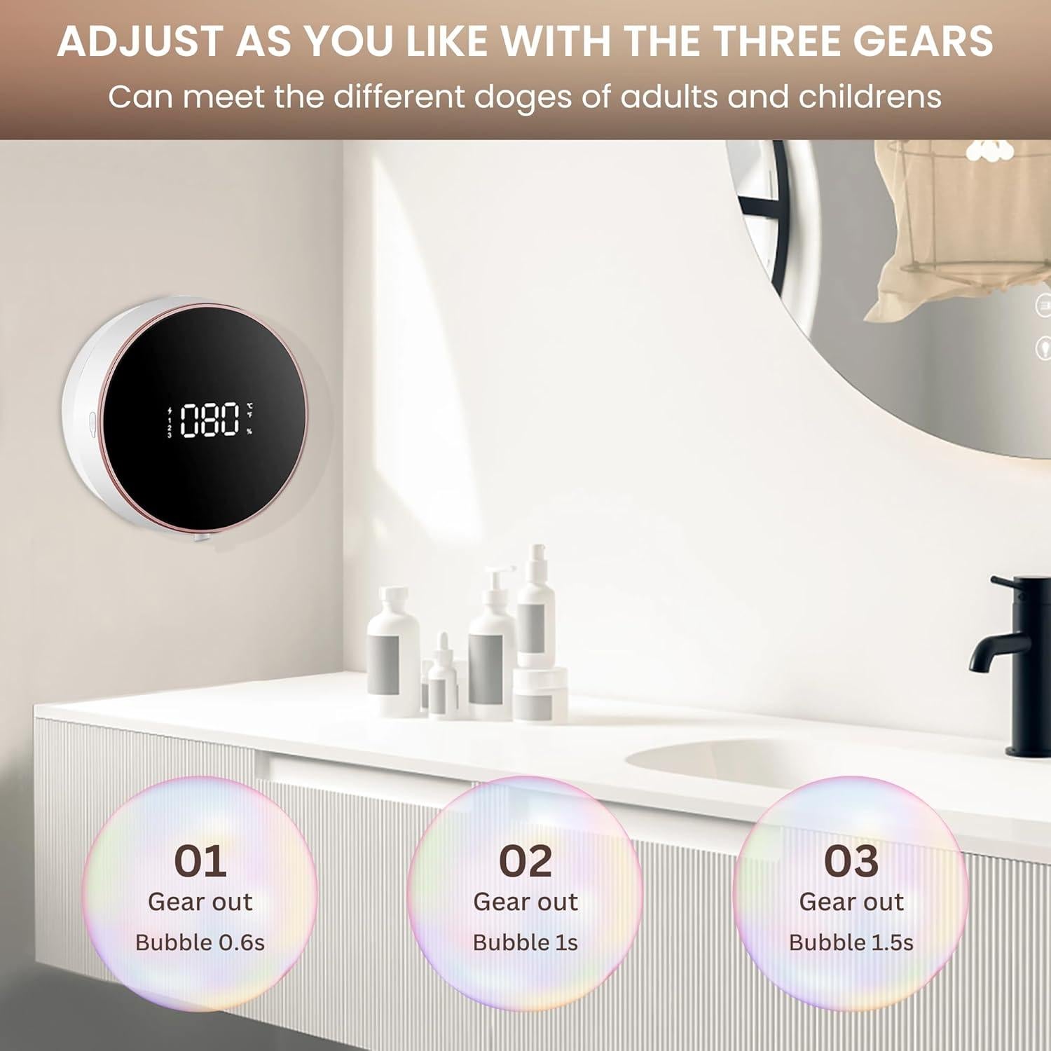 Dispensador de Jabón Automático NOVANEX Blanco 300ml