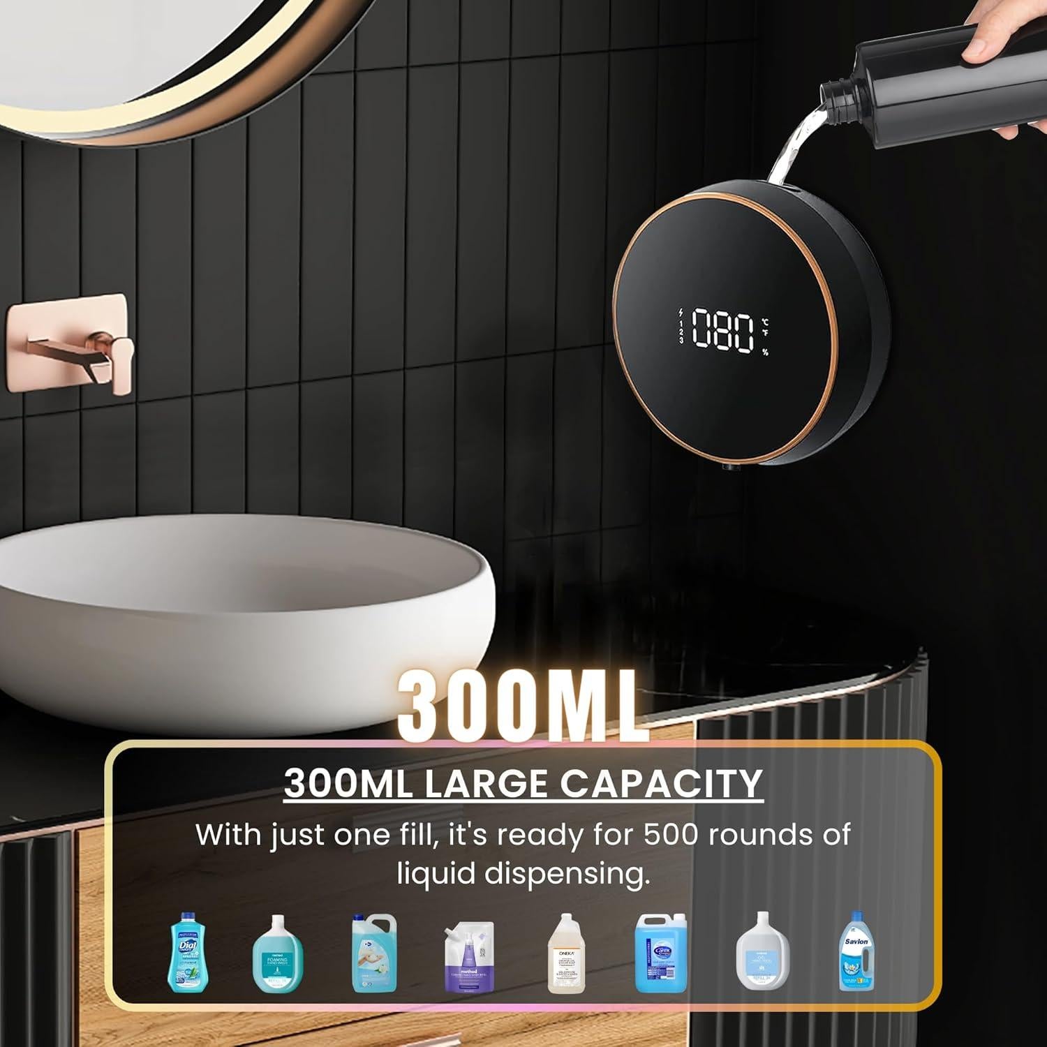 Dispensador de Jabón Automático NOVANEX Blanco 300ml