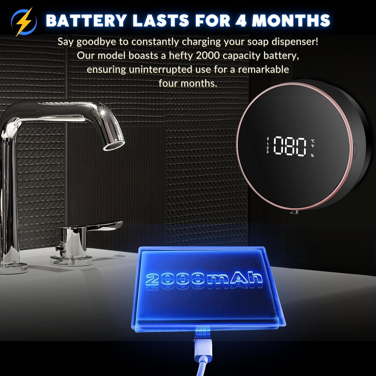 Dispensador de Jabón Automático NOVANEX Blanco 300ml