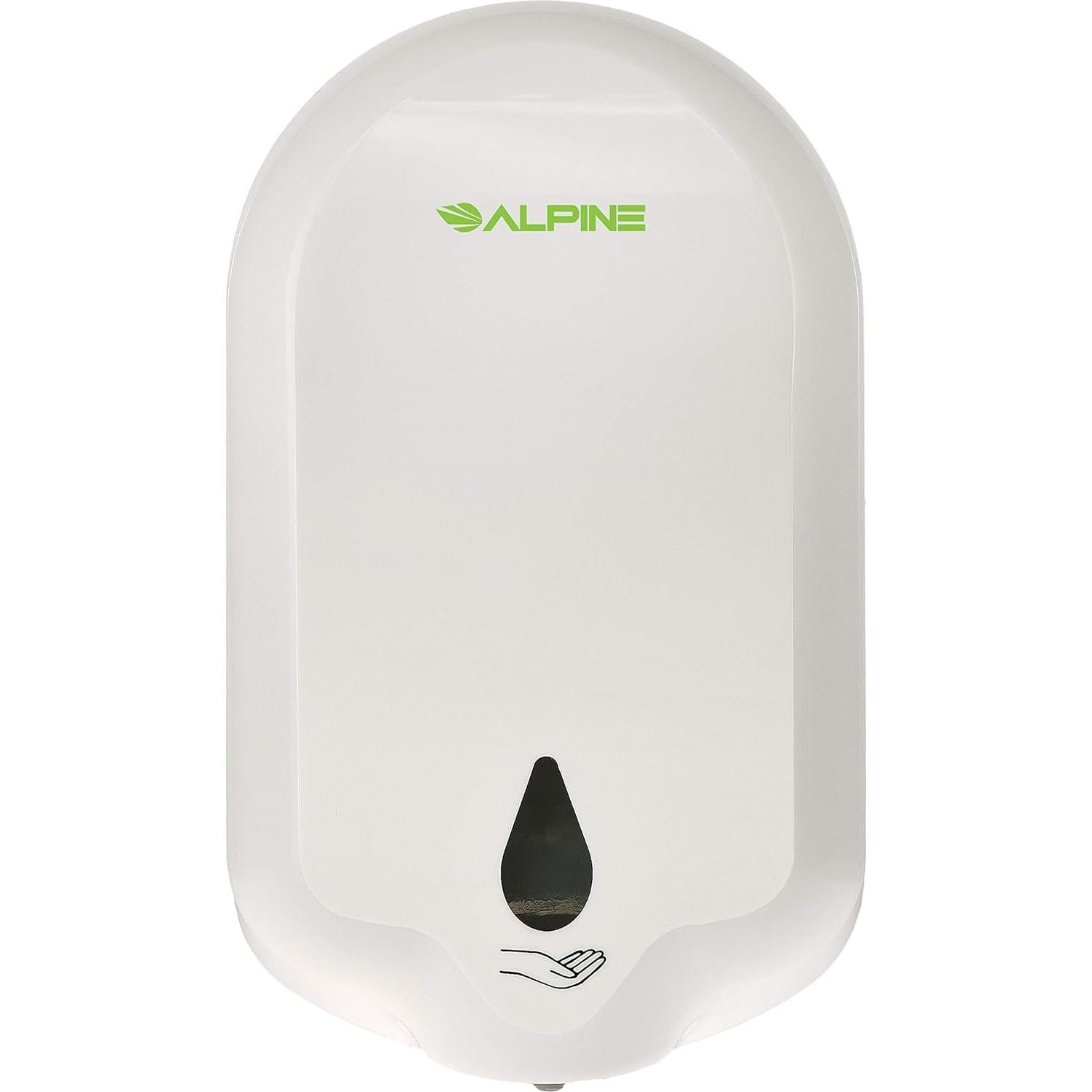 Dispensador Automático de Jabón Alpine 1100 ml Pared Sin Contacto